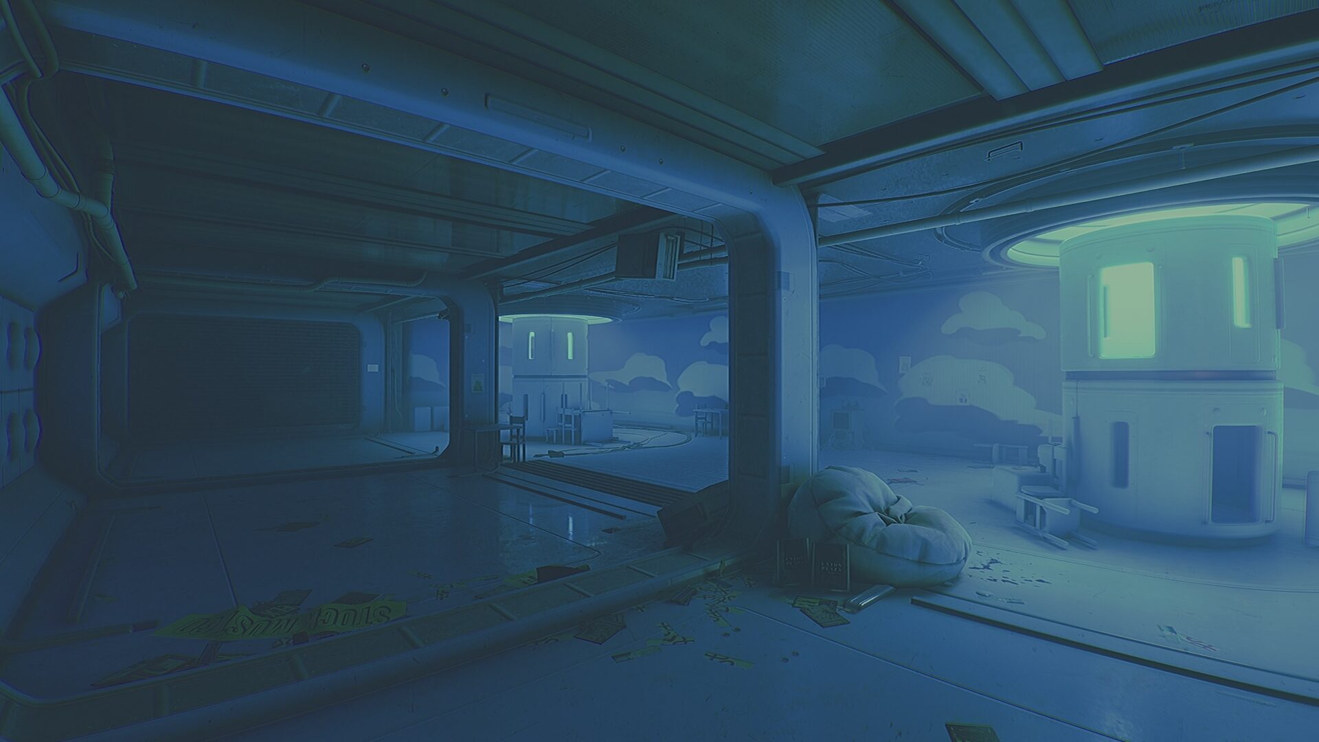 充滿懸疑與未知的月球基地場景