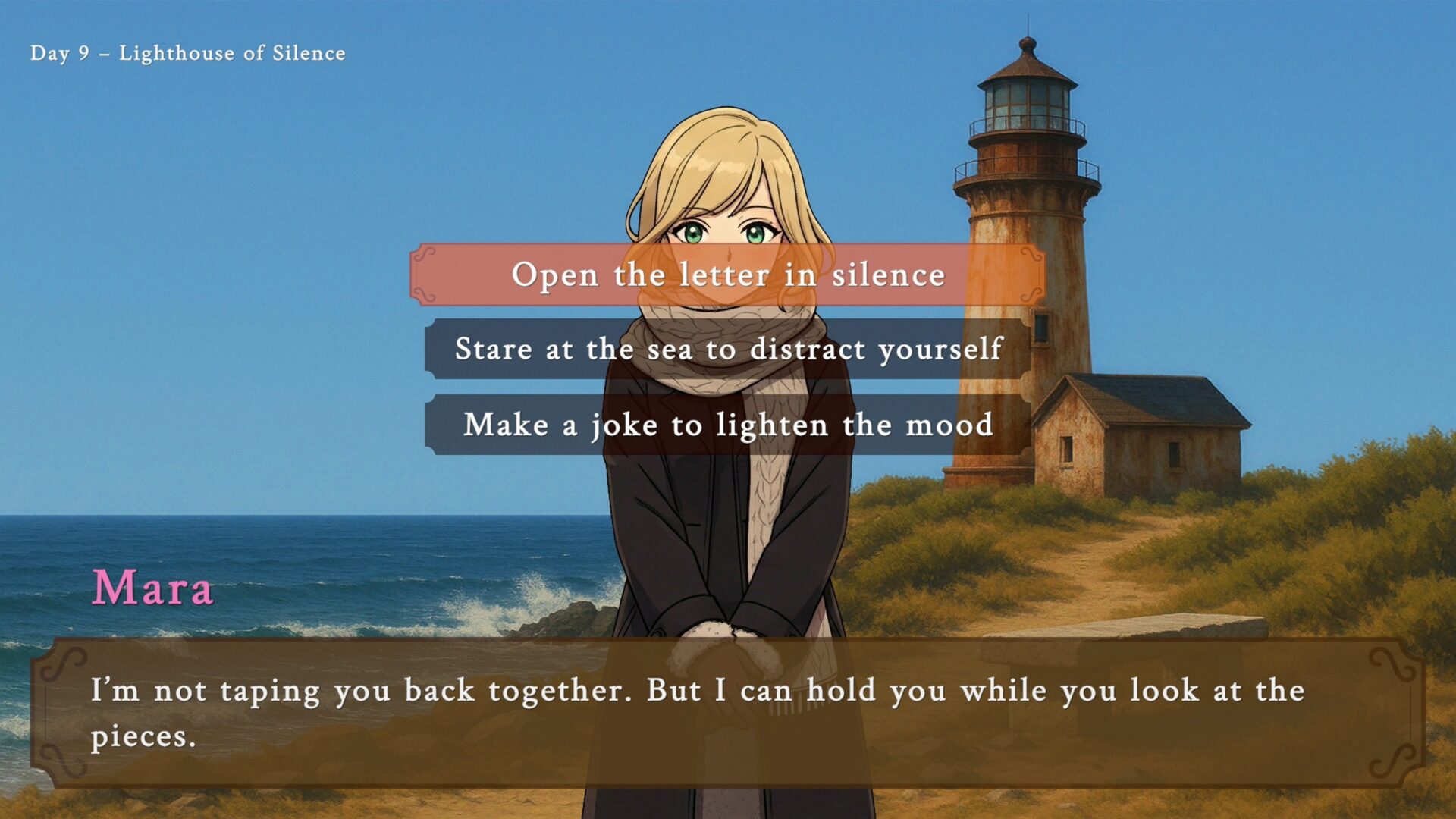 主角與另一位角色的溫馨互動