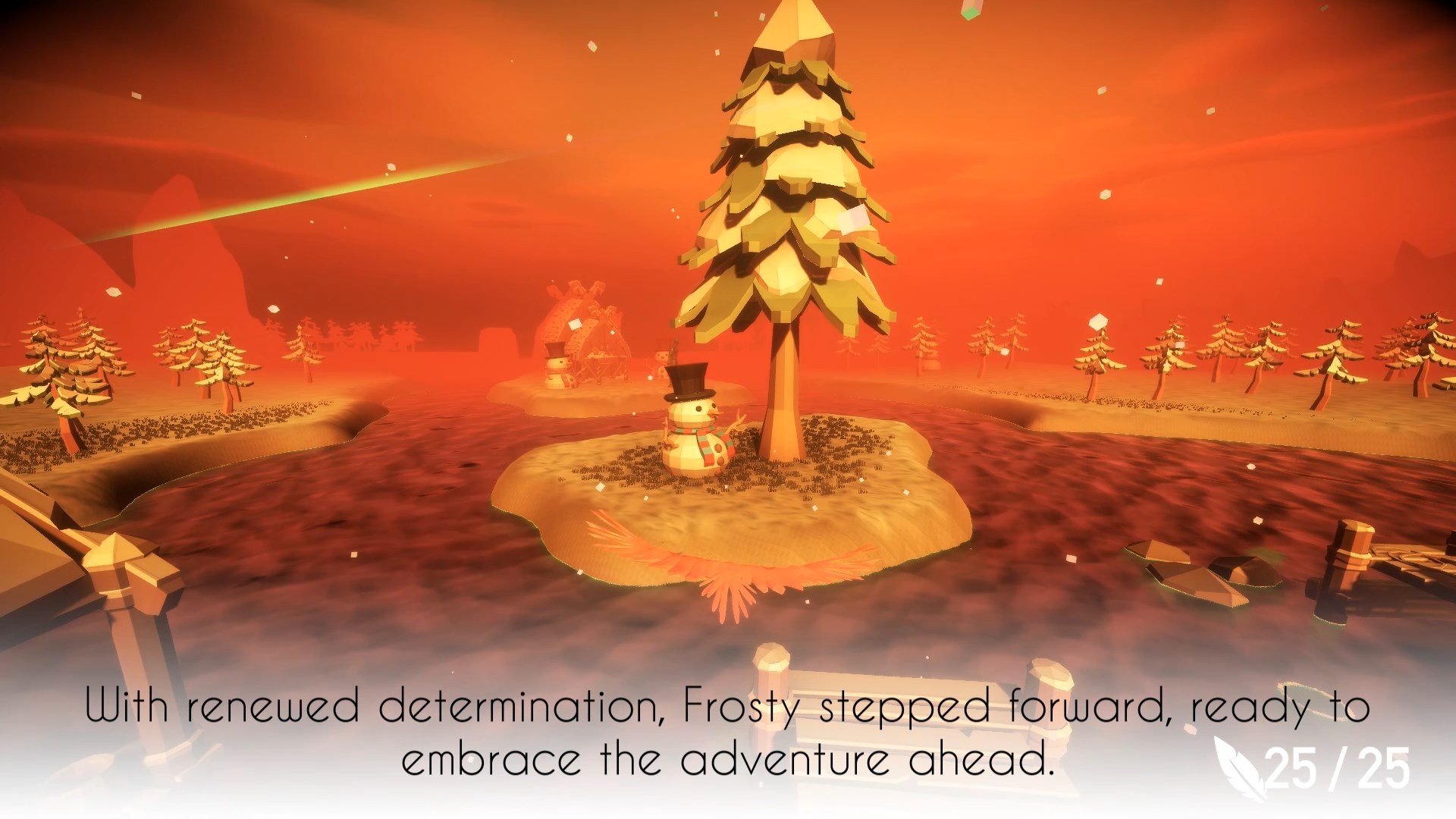 遊戲截圖：廣闊的冰原與遠方的山脈，展示了開放世界的規模