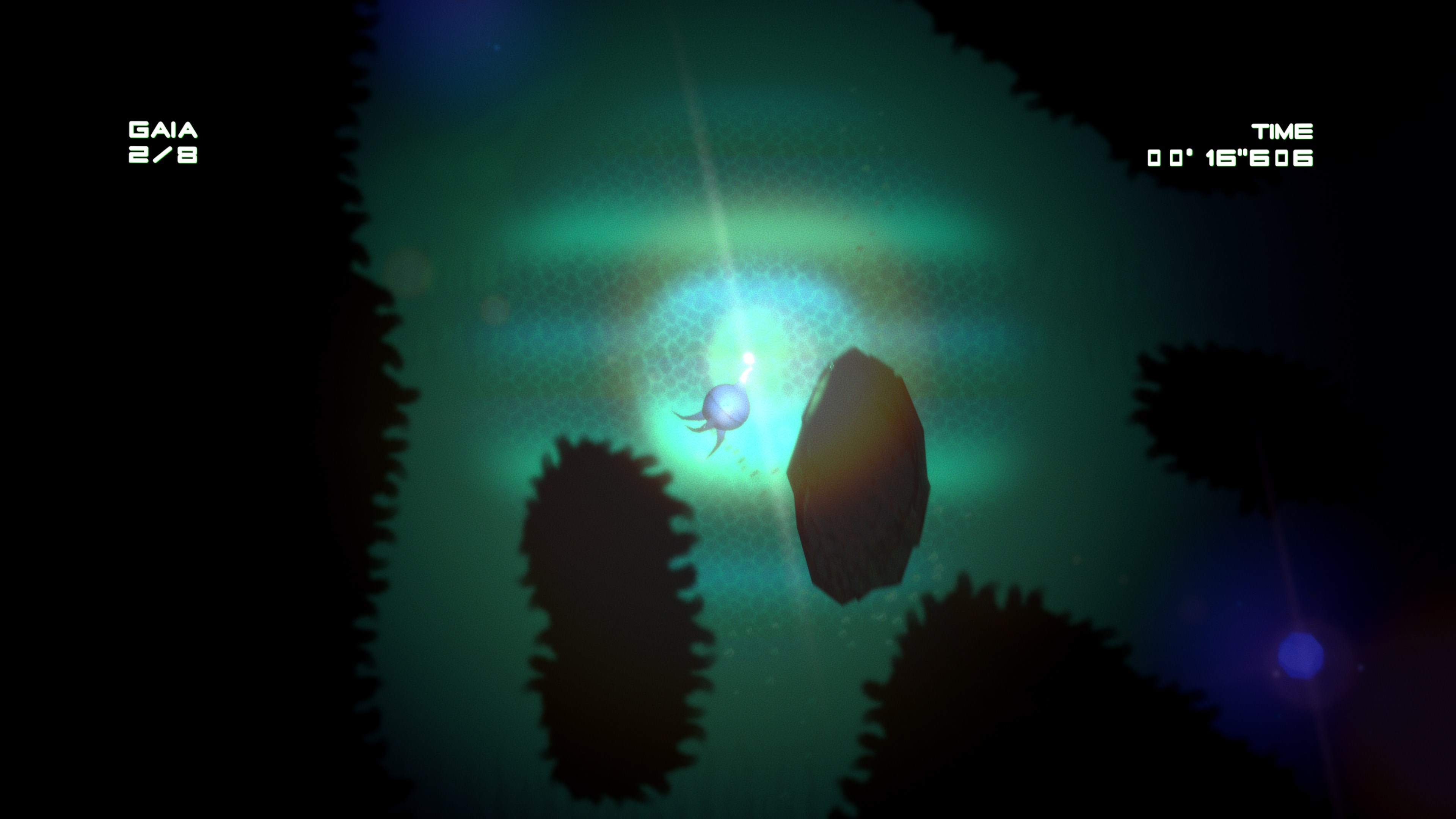 絢麗的深海光影效果