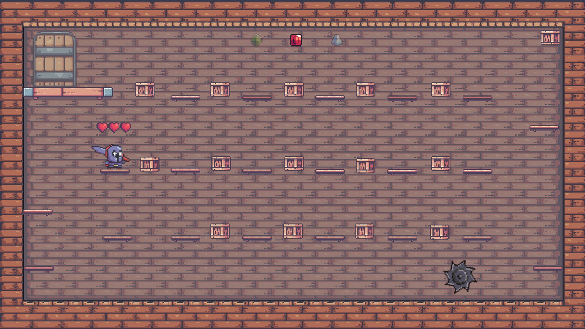 The Heroic Knight 遊戲截圖 - 陷阱與敵人