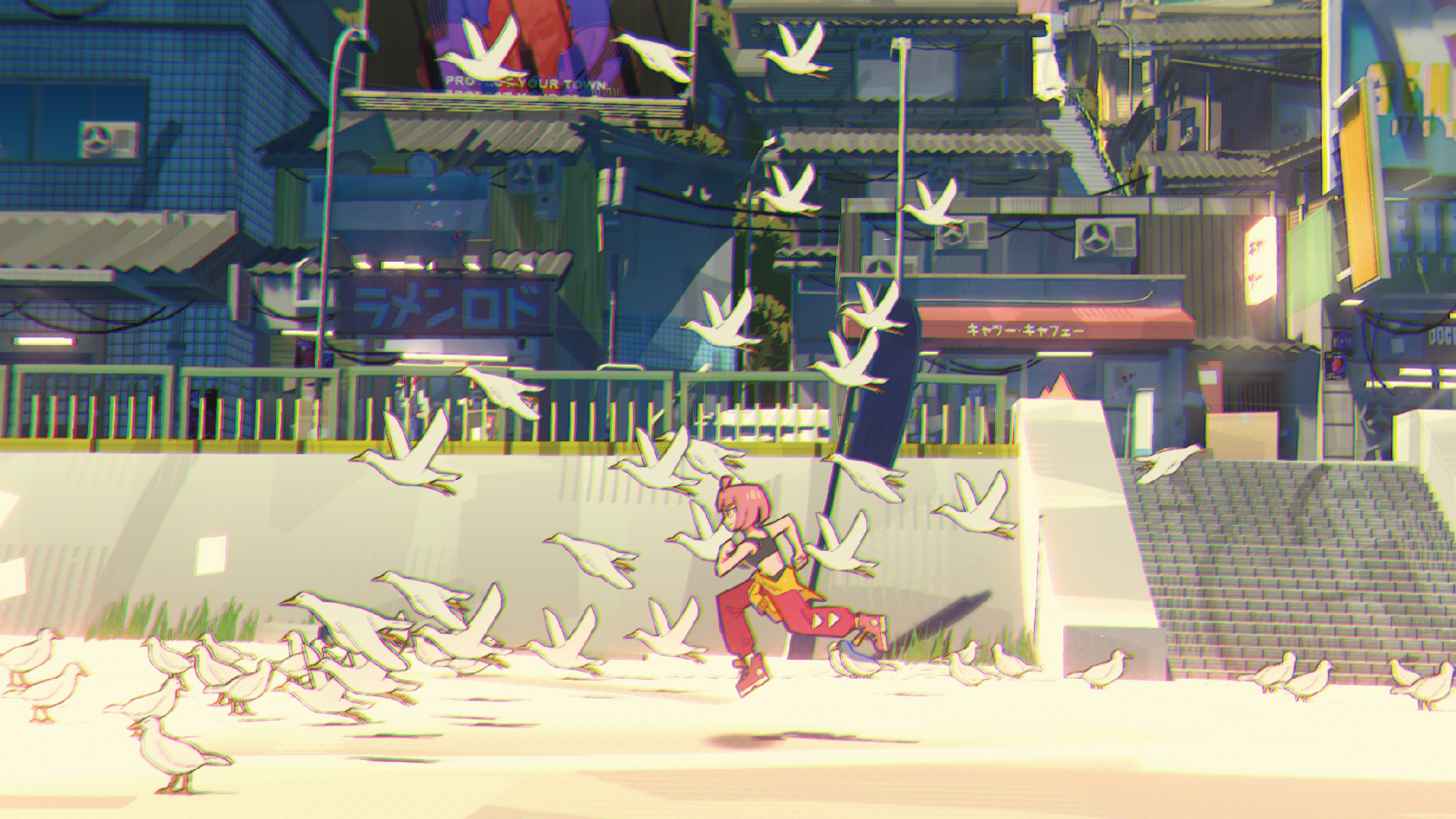 UNBEATABLE 充滿動漫風格的對話場景