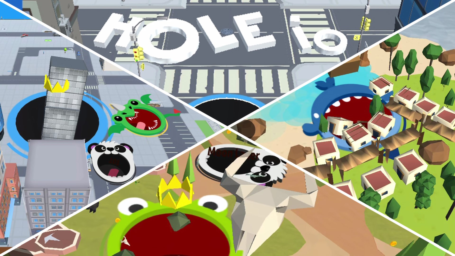 Hole.io 遊戲畫面