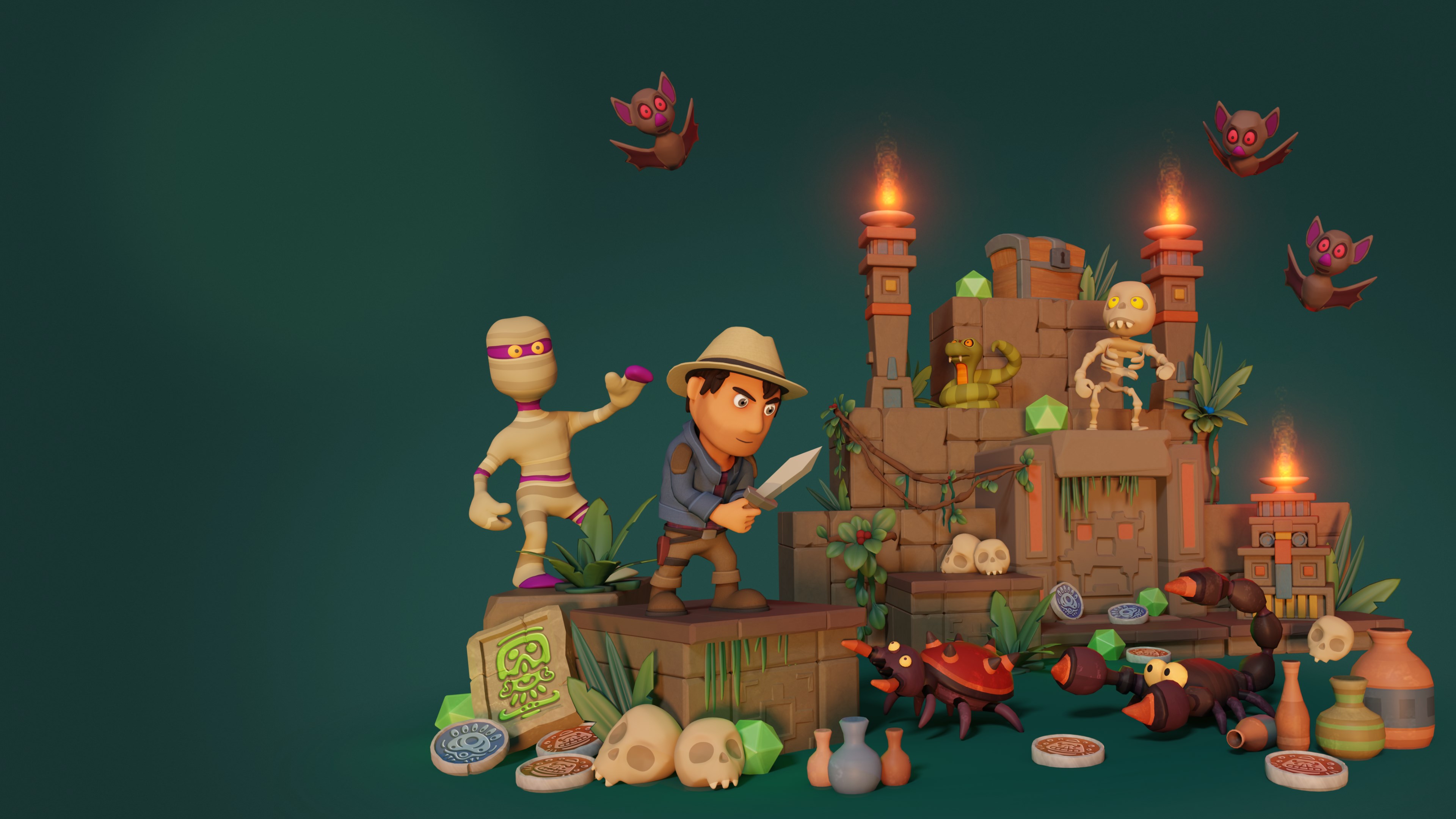 Pyramid Quest 2 遊戲主視覺圖