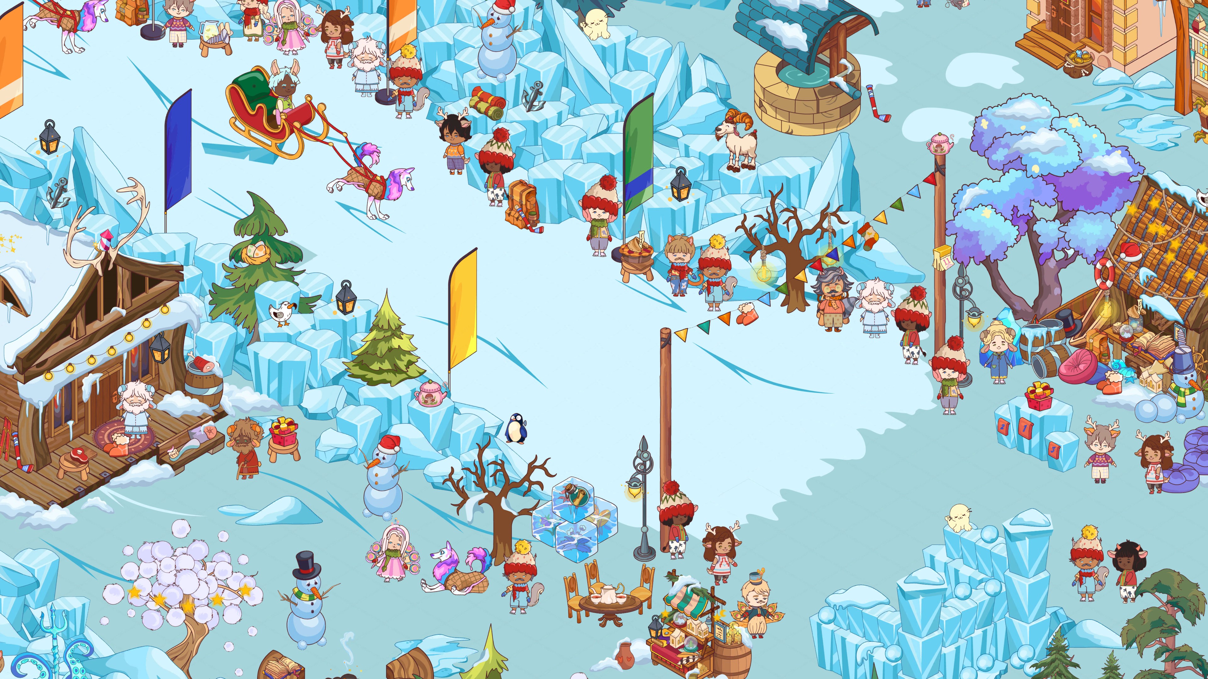 充滿細節的遊戲畫面