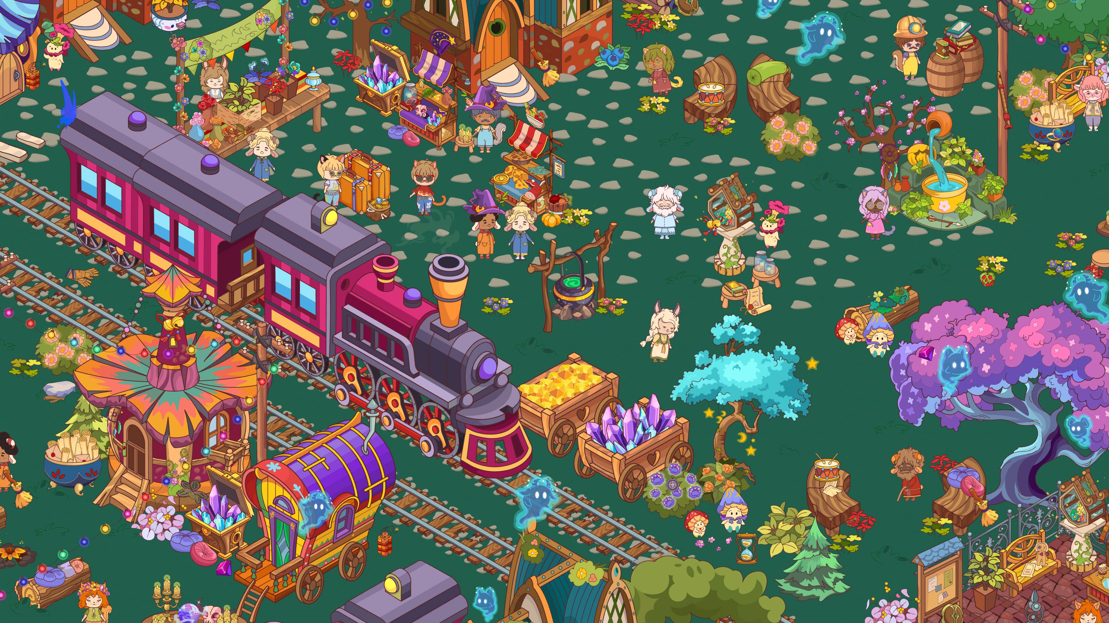 色彩鮮豔的遊戲關卡