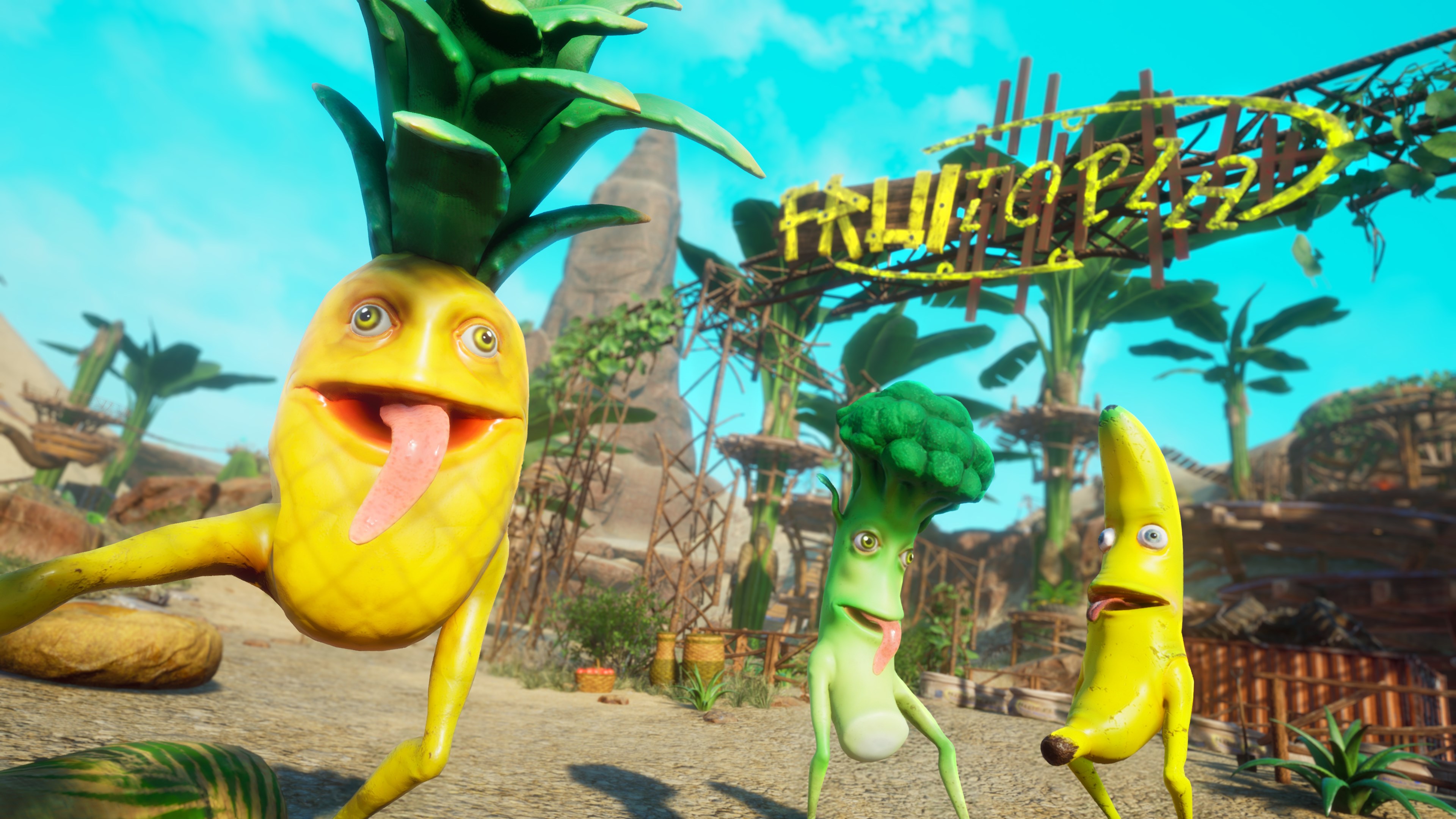 模擬山羊3 遊戲截圖：多人連線合作畫面