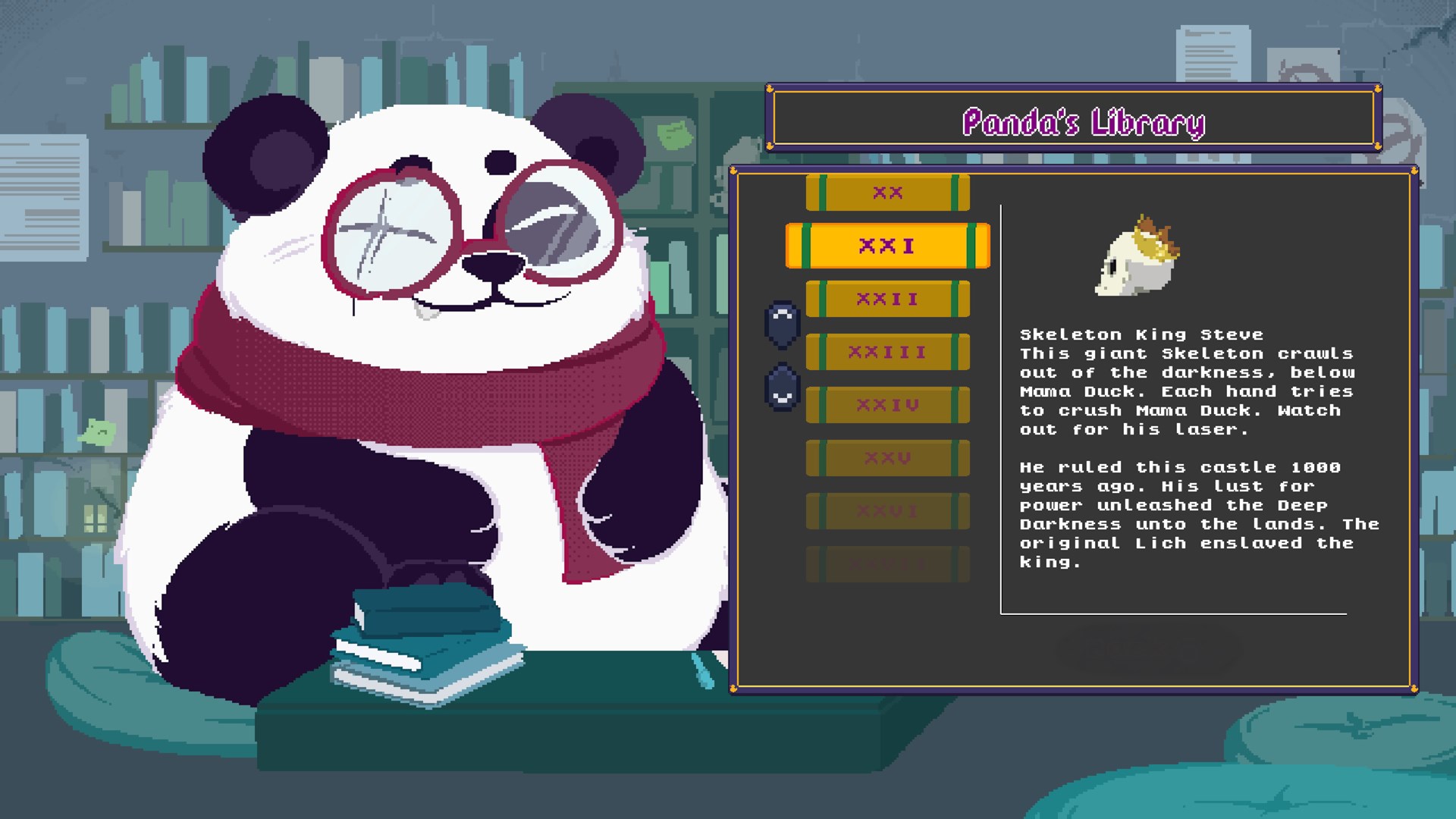 鴨媽媽穿戴著不同的裝備