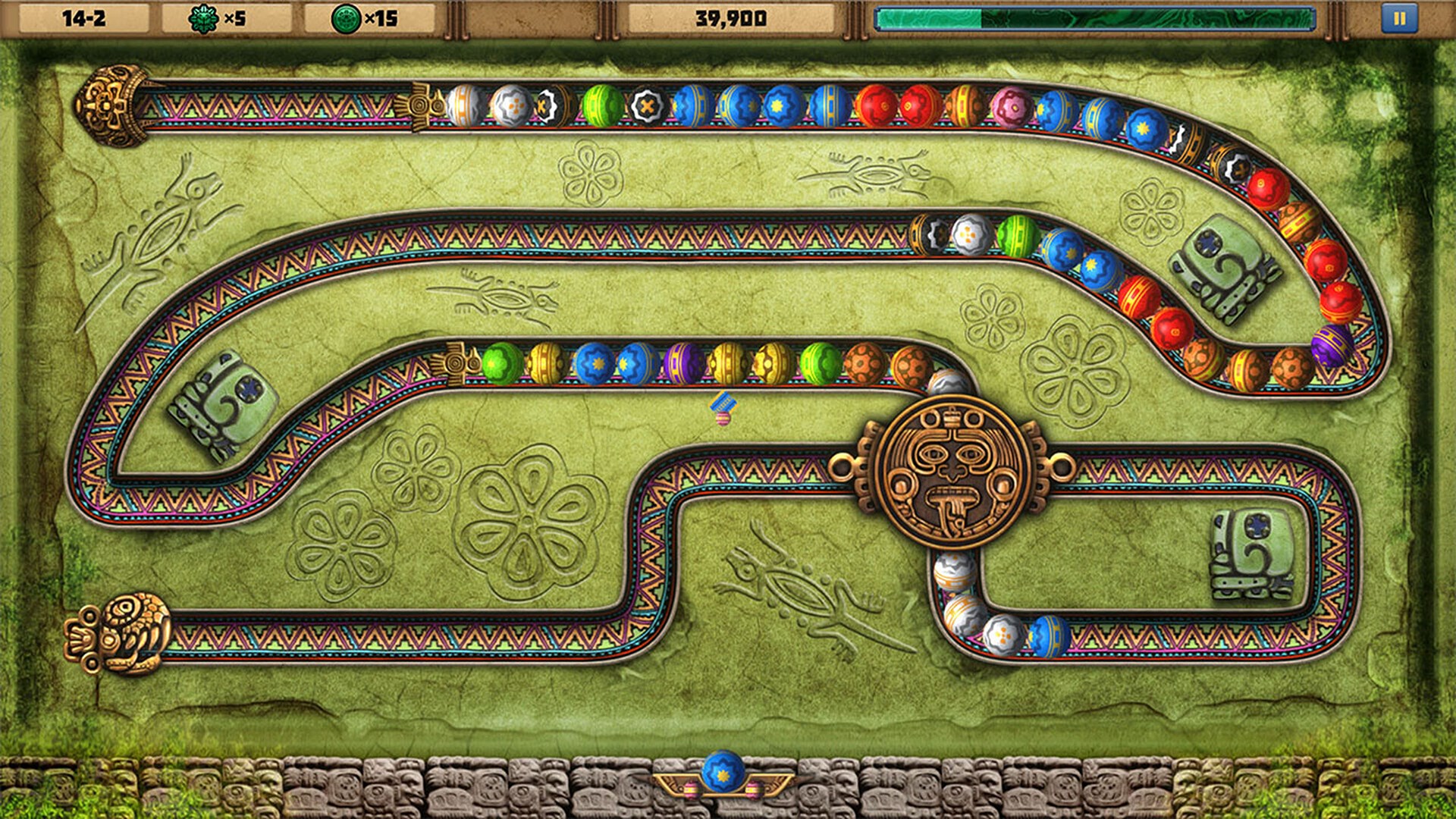 遊戲結束或通關後的結算畫面。