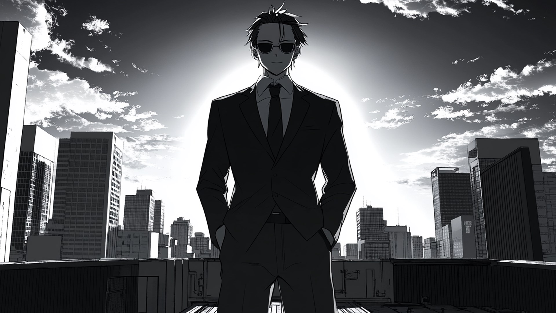 YAKUZA: Shadows of New York 遊戲封面主視覺，展現紐約街頭的黑色風格與主角中村魁人的背影。