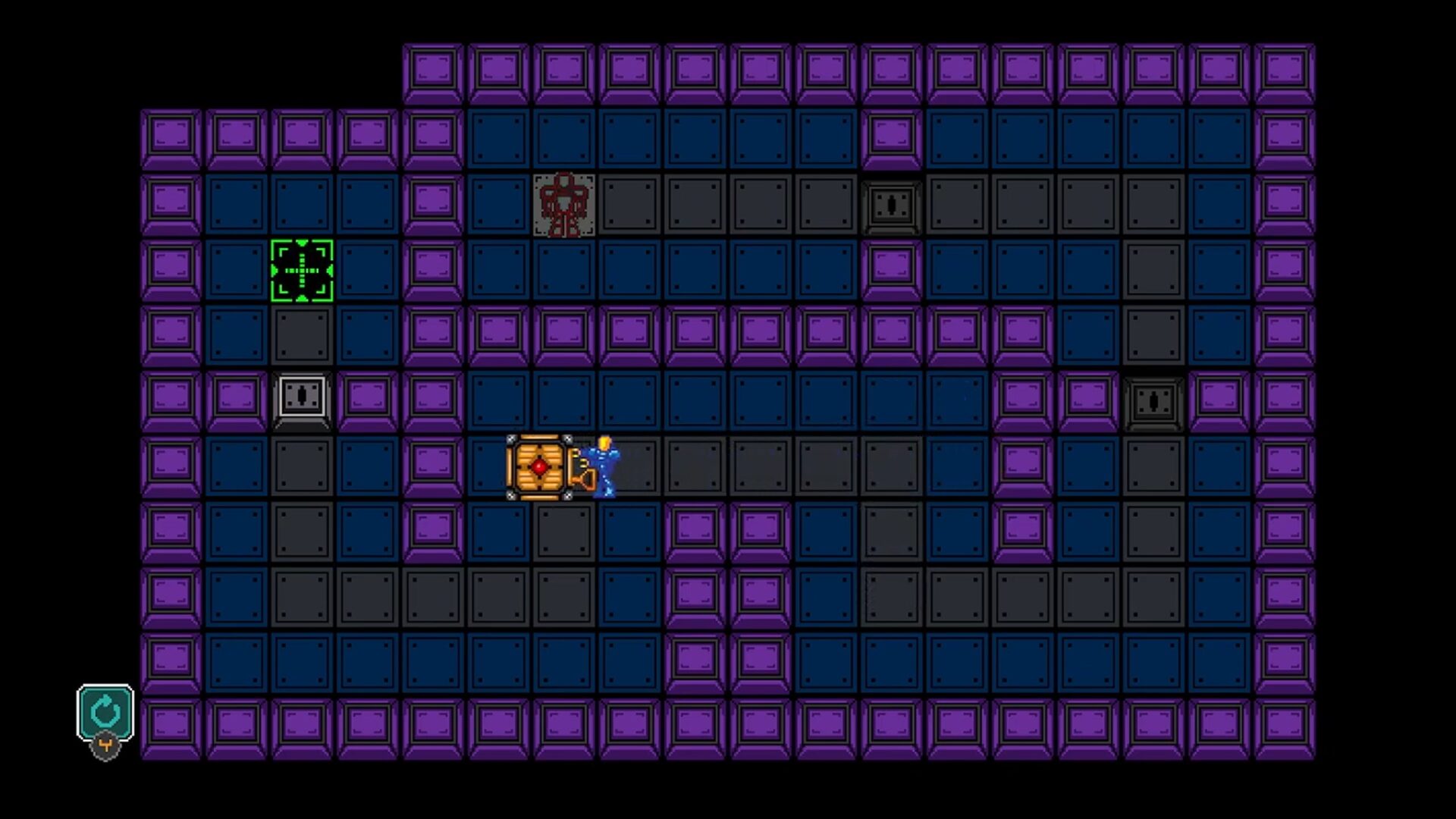 RoboHero 遊戲中的另一種關卡場景