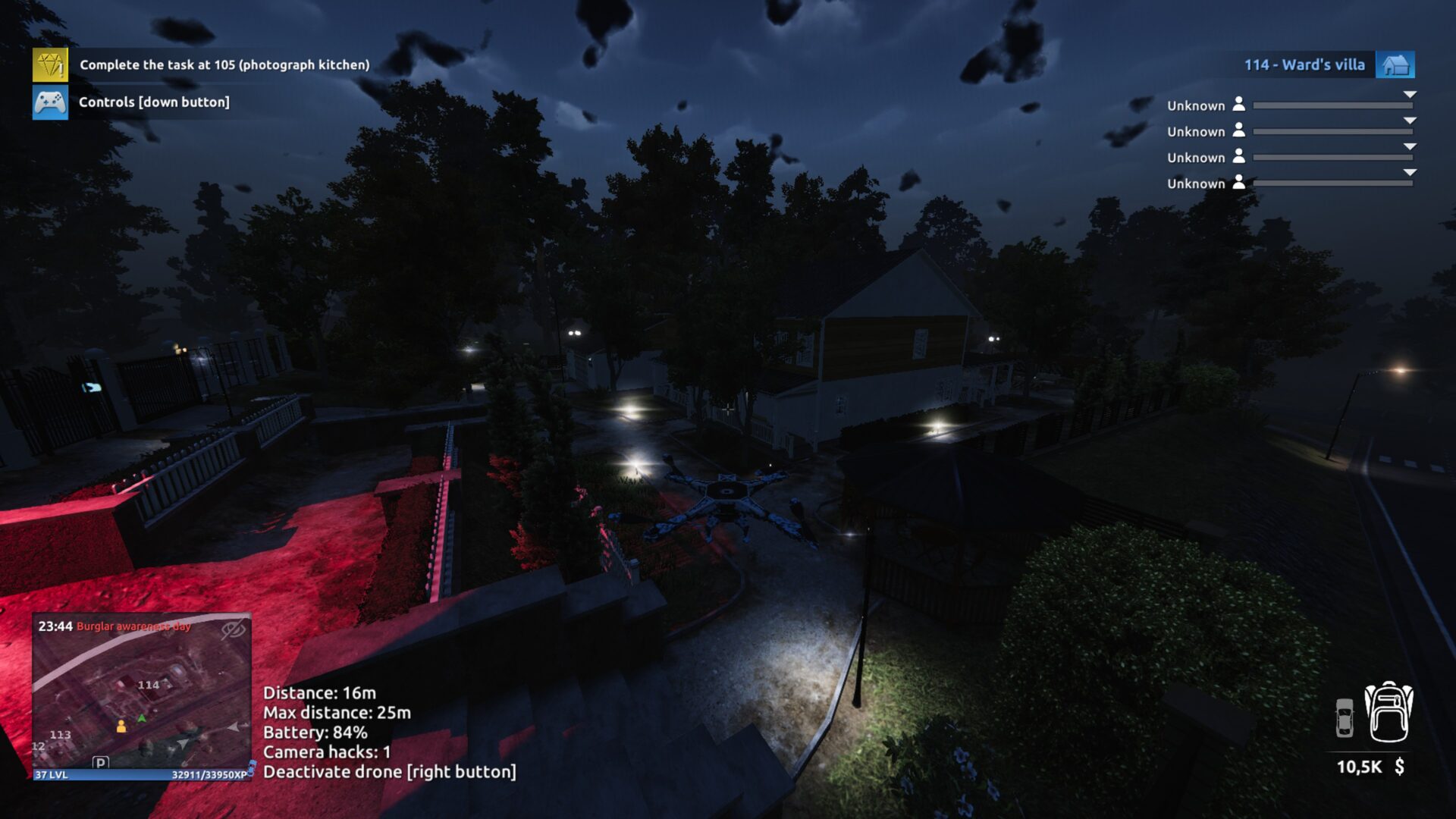 《盜賊模擬器 2》中的潛行場景