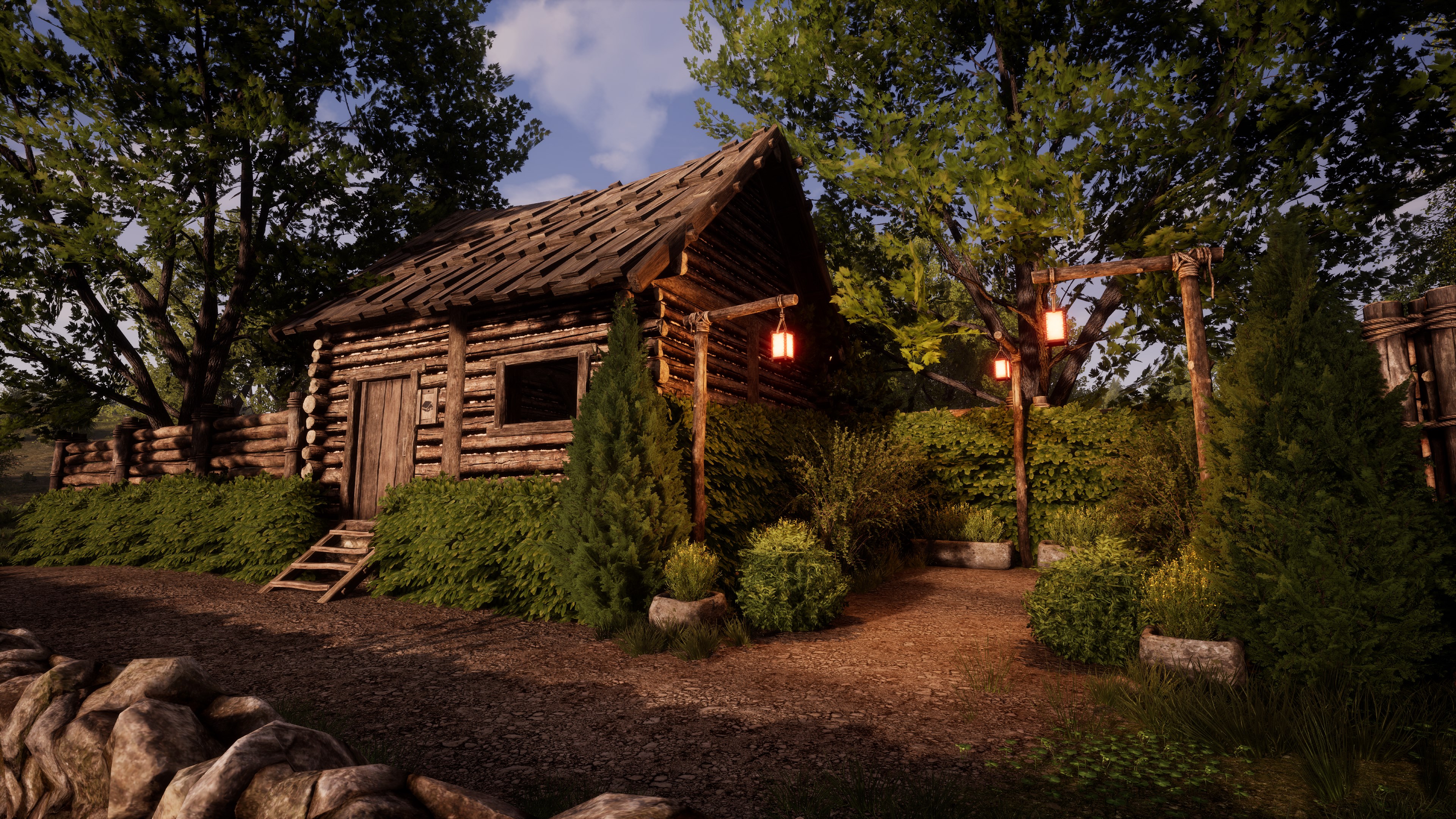 中世紀王朝狩獵場景