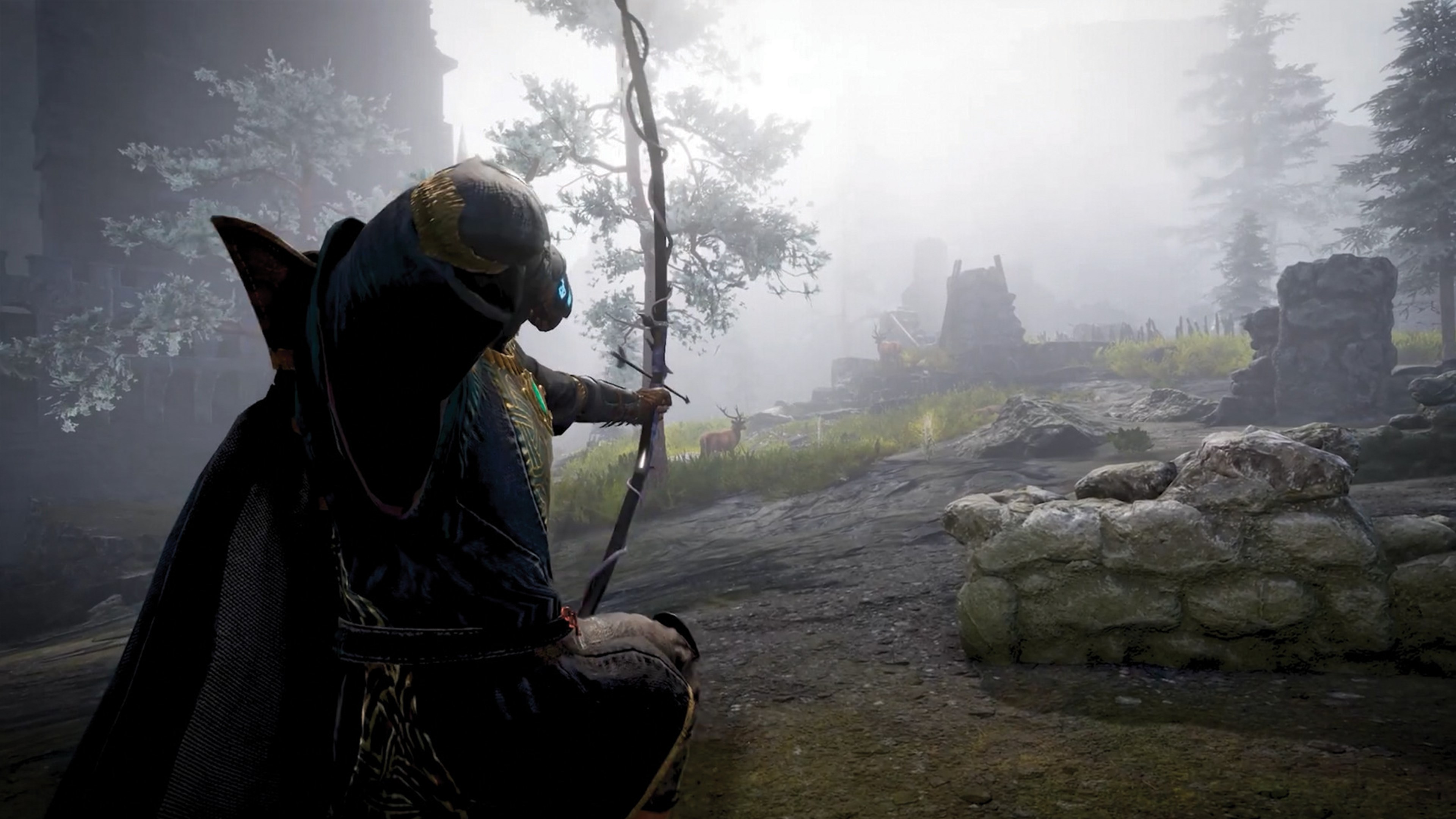 第一人稱視角下的戰鬥與魔法施放