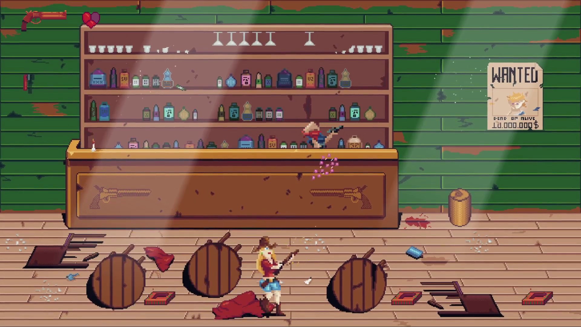 Cowboys 遊戲室內場景