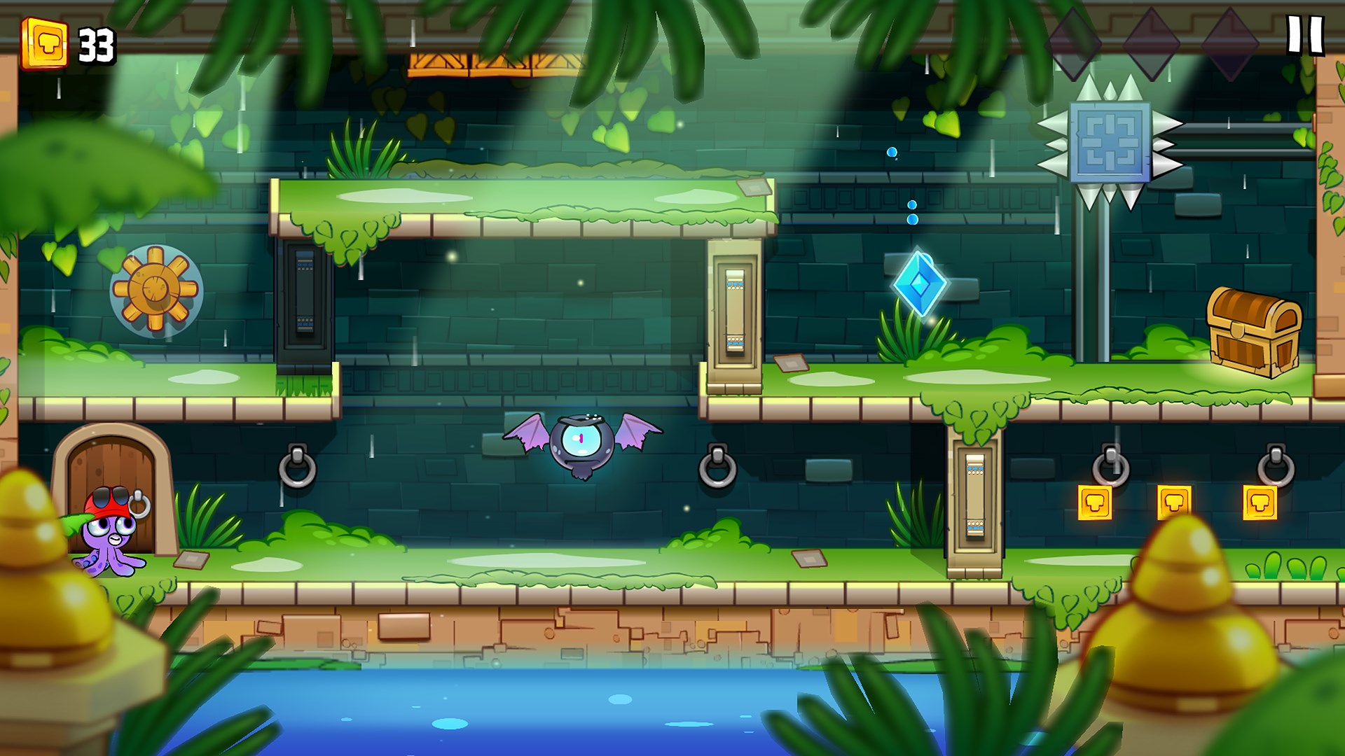 在神秘的塔樓或洞穴中探險