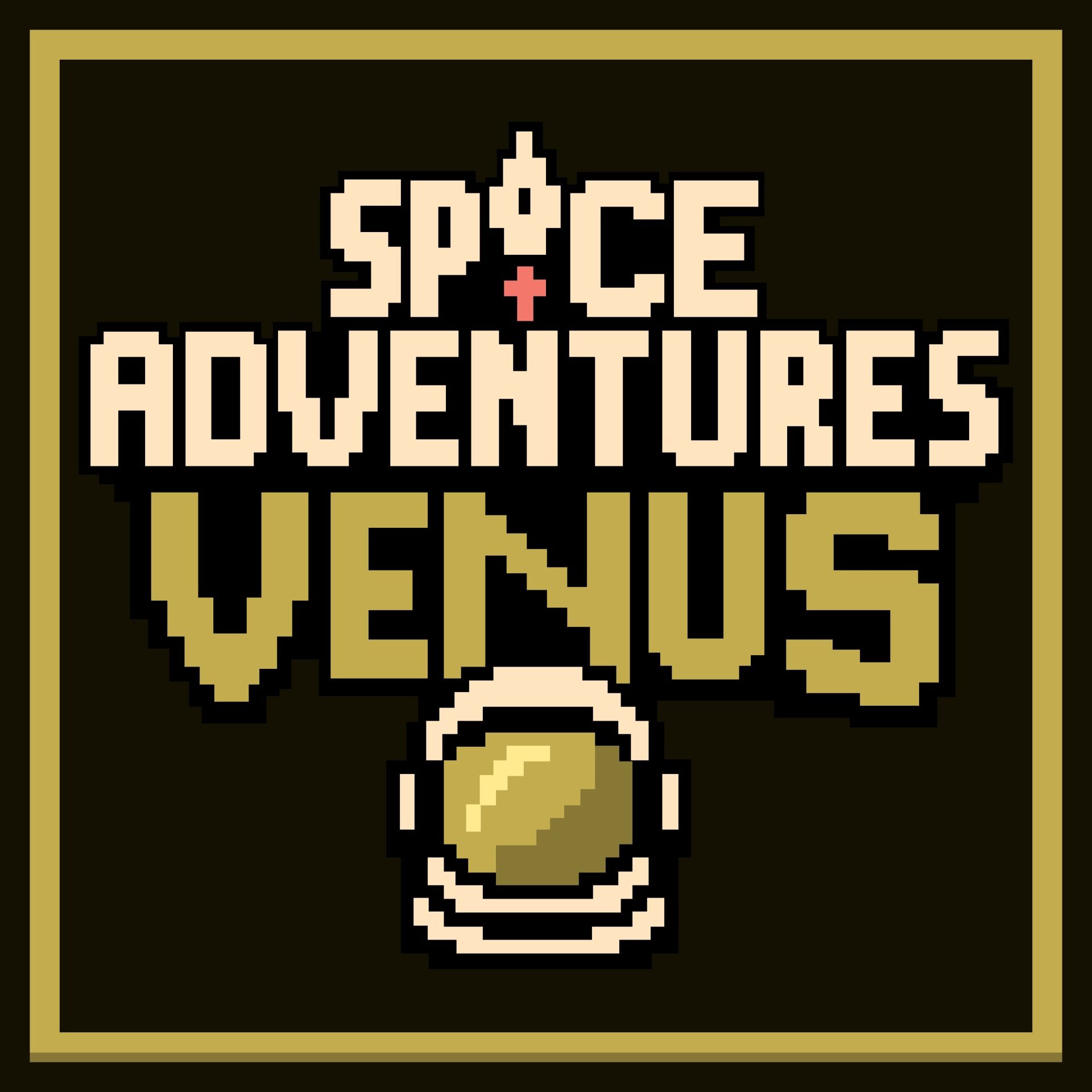 Space Adventure : Venus 藝術圖，色彩鮮明且充滿動感。