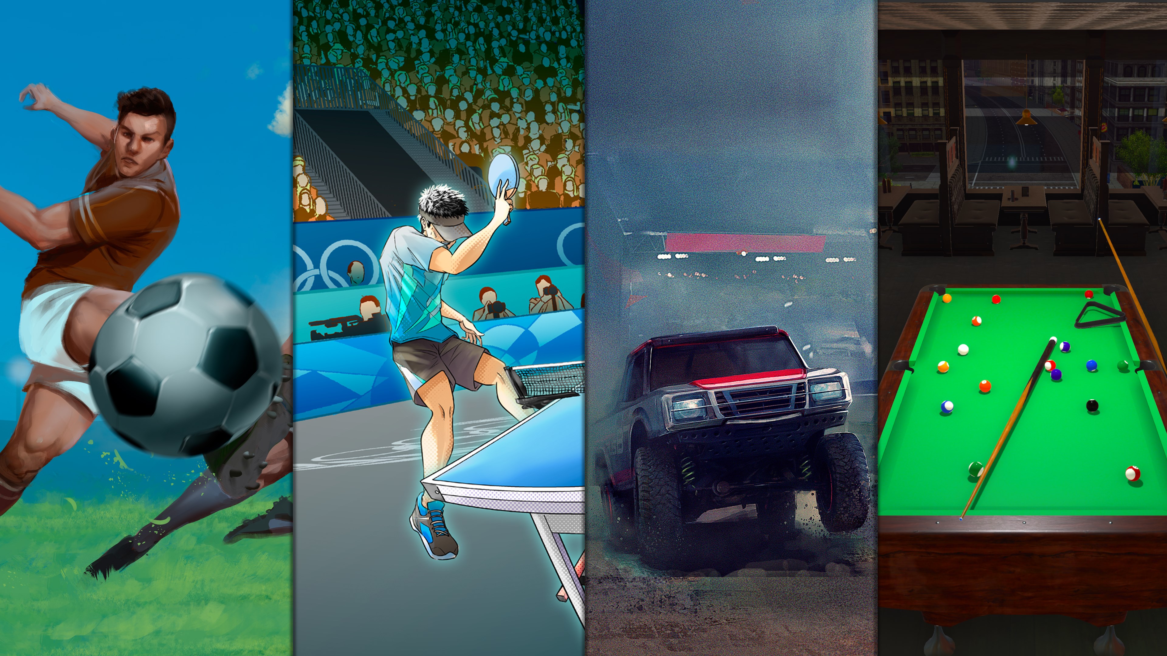 4 in 1 Sports Bundle Vol 2 遊戲封面主視覺