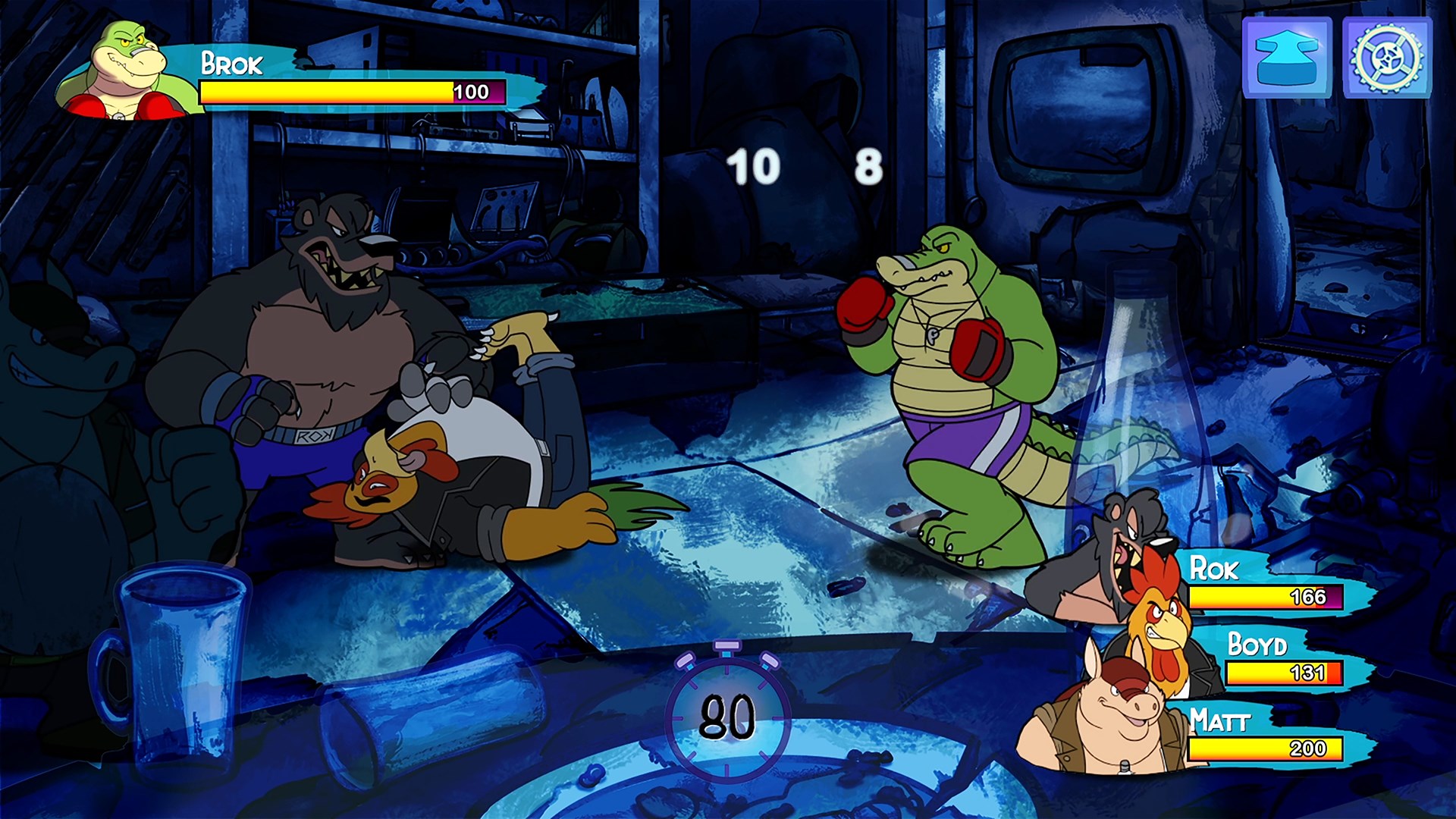 遊戲中的合作戰鬥場景