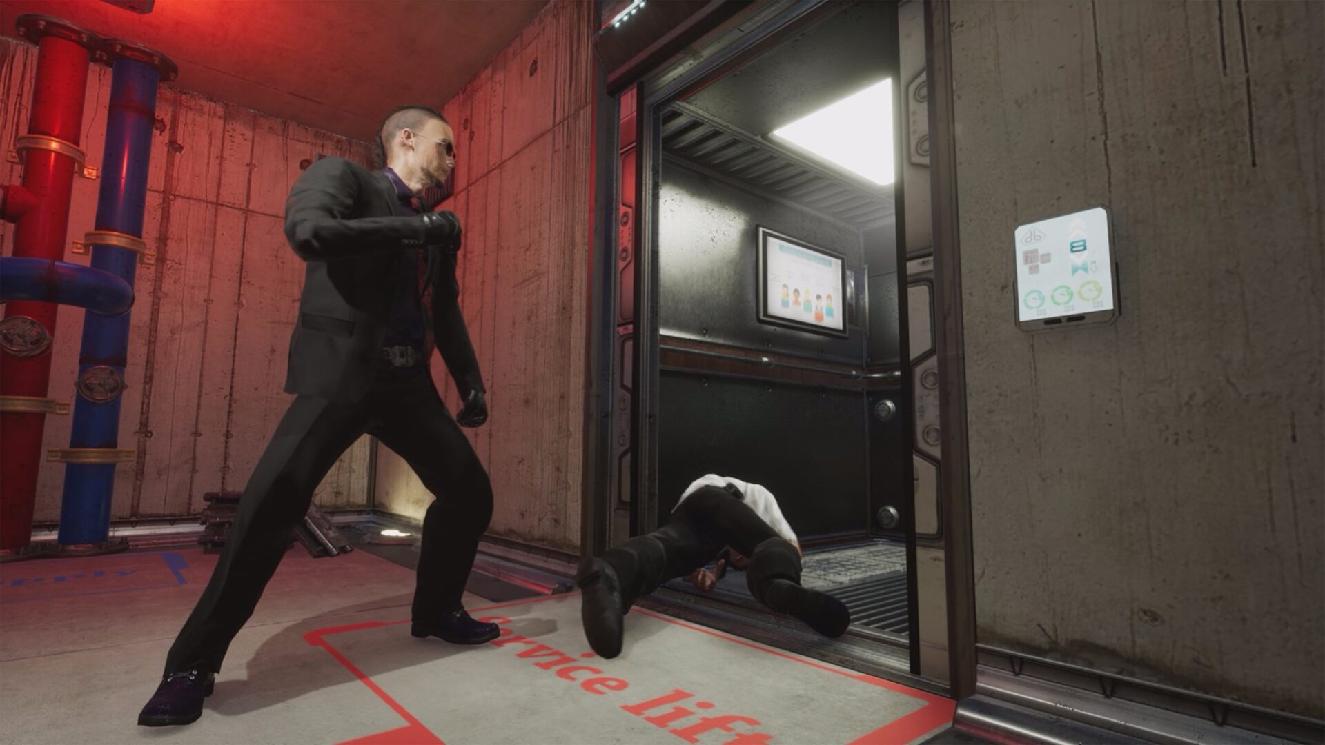 遊戲中的一個激烈對峙場景