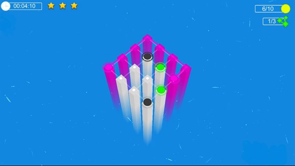 Connect It! 遊戲截圖：多色挑戰