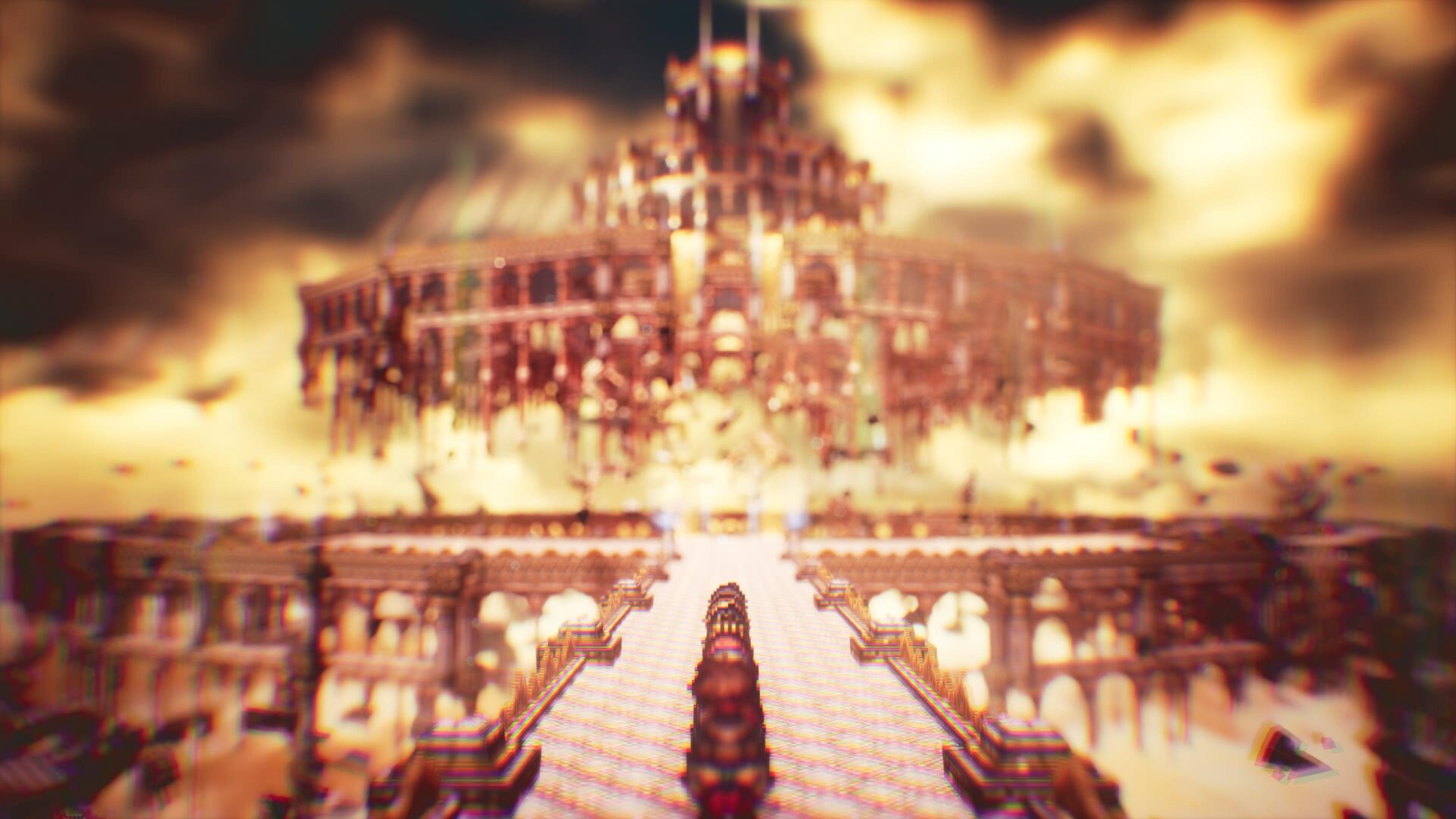 遊戲中的雪地場景