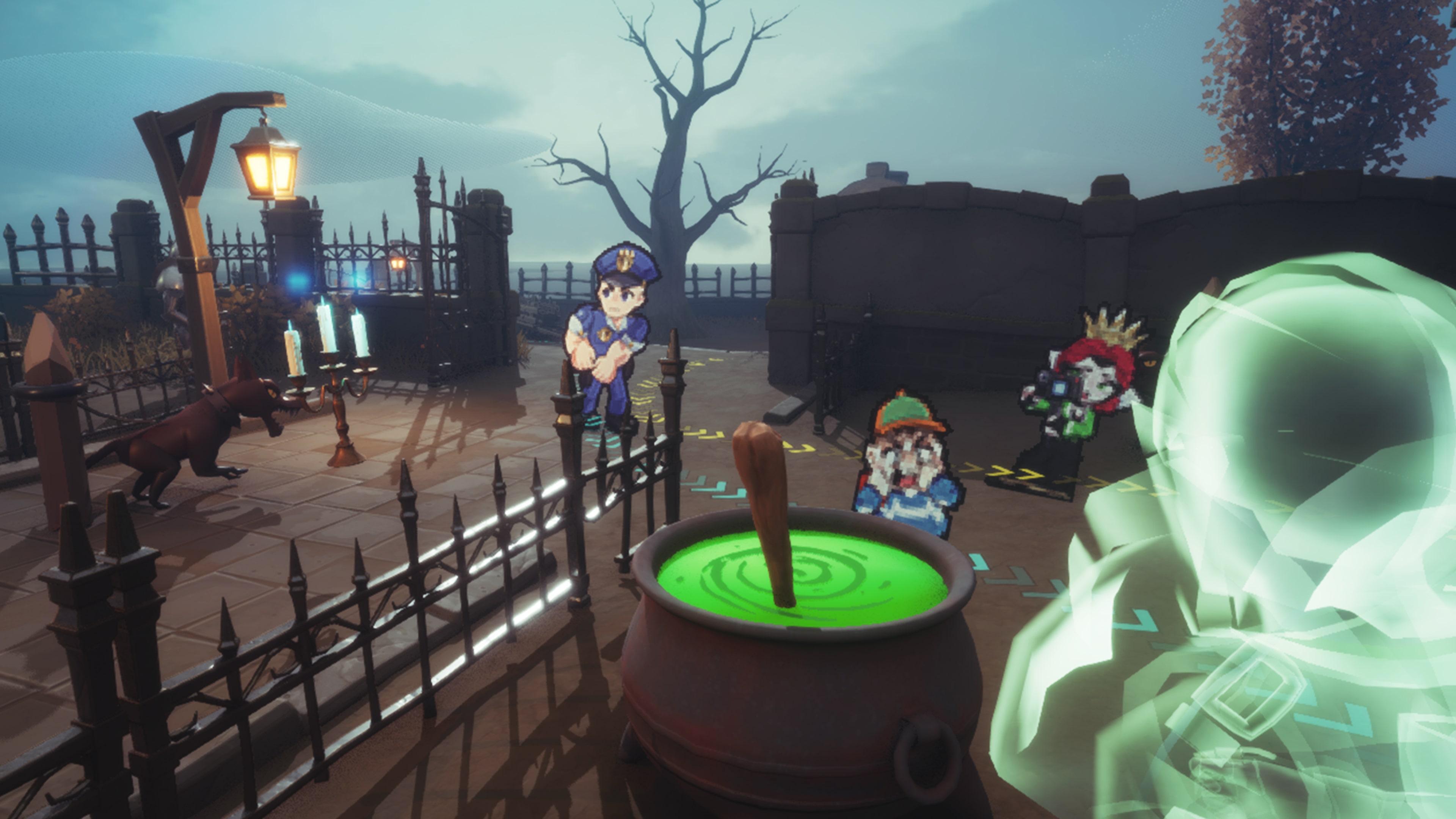 《妖怪劏房》遊戲美術風格