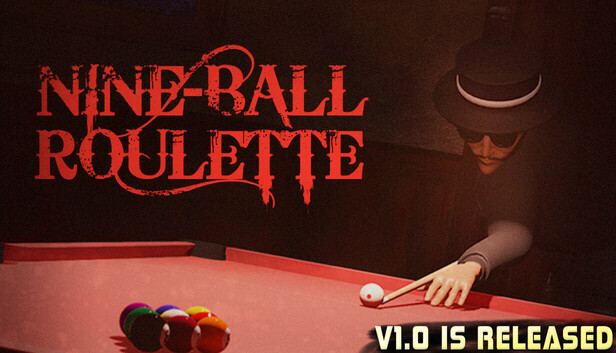 遊戲宣傳圖，展示了撞球與賭命的雙重元素