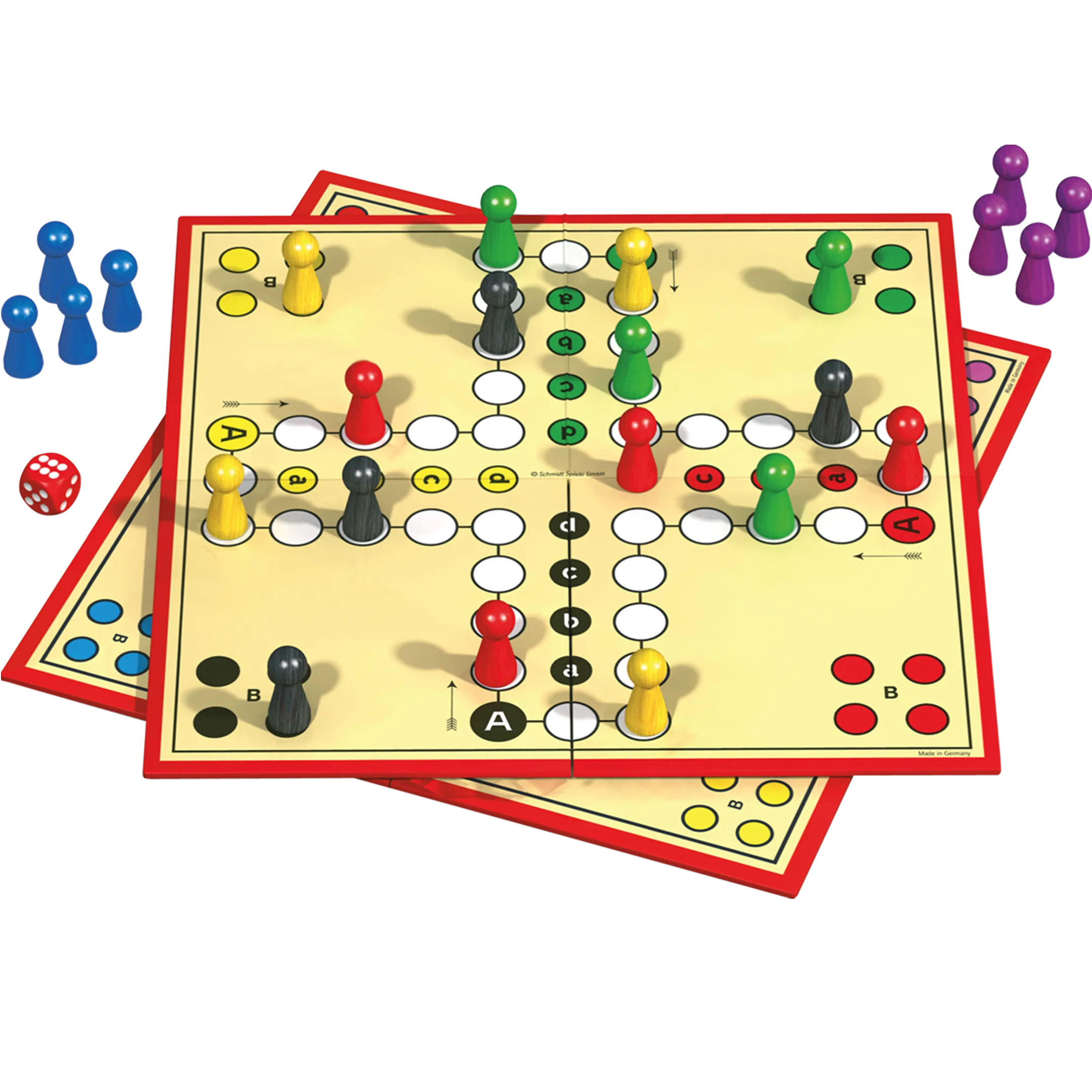 遊戲中的角色與骰子元素,畫風可愛且適合全年齡層