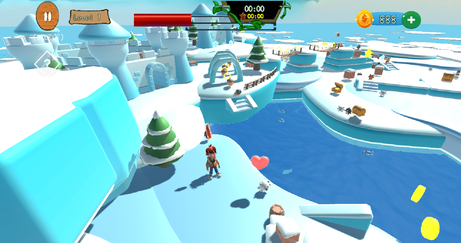 開發者預告將加入的極地元素關卡。