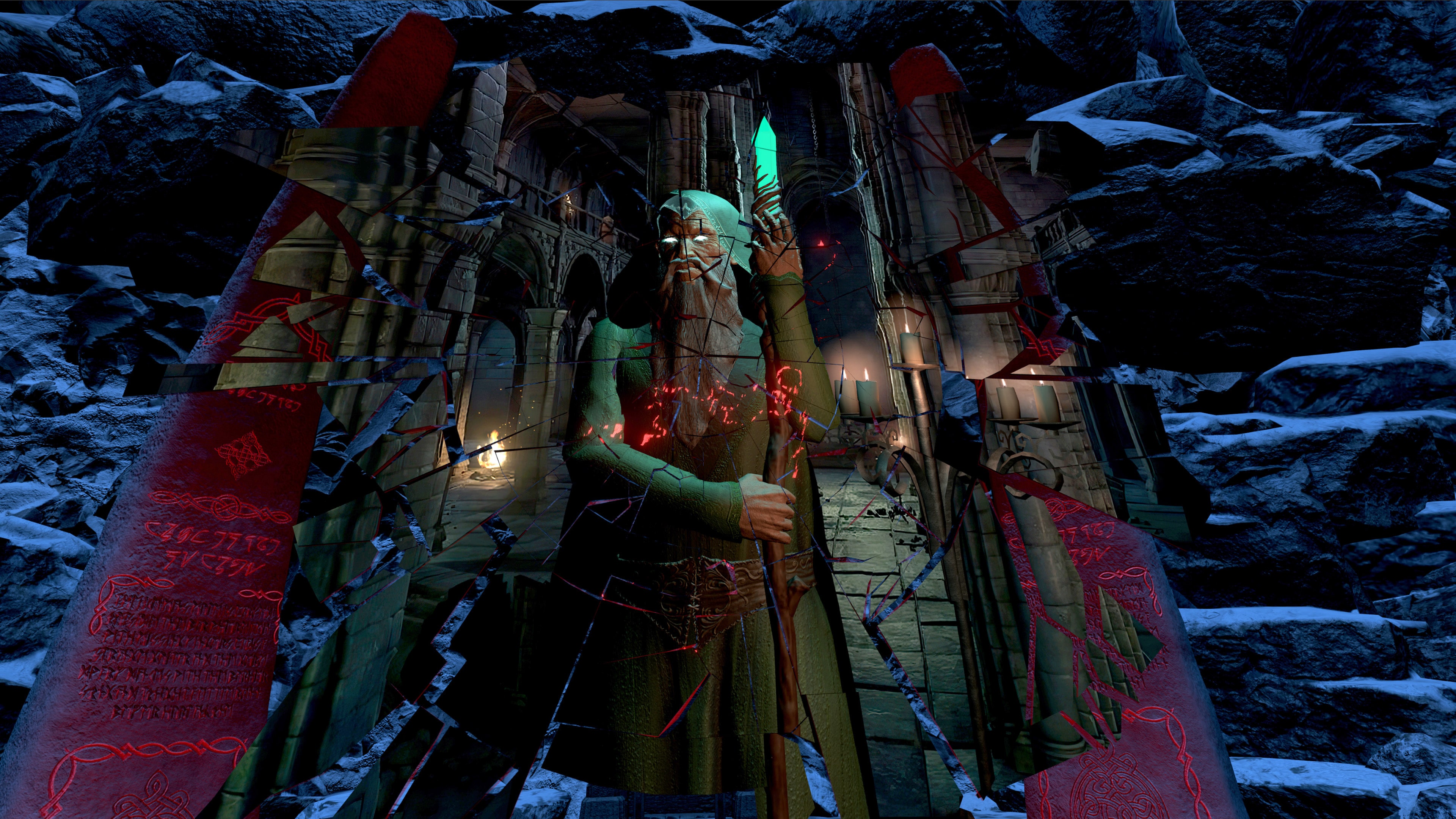 遊戲中的神秘地下城場景