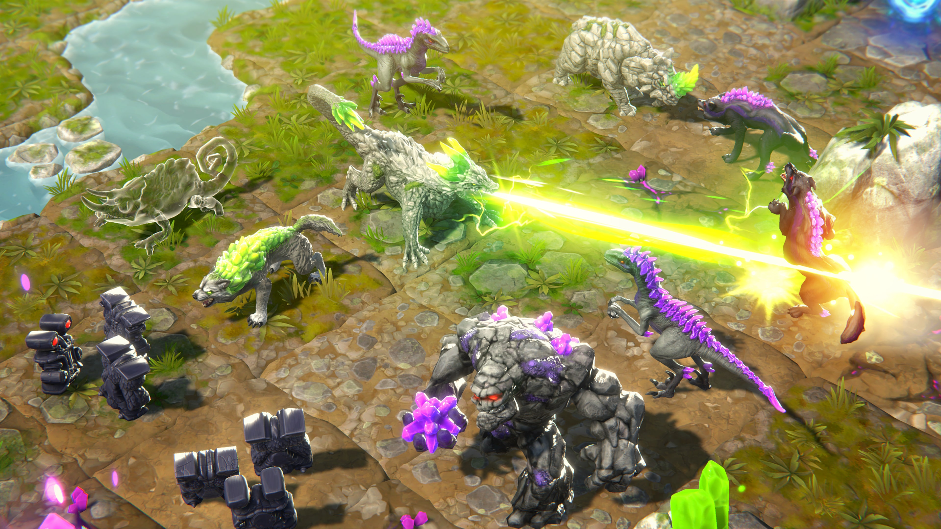 遊戲中的戰鬥場景