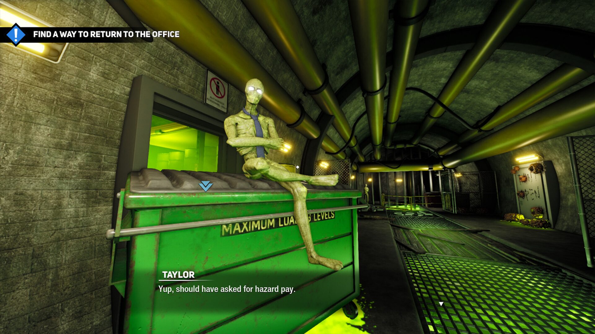 玩家利用鉤爪在空中擺盪