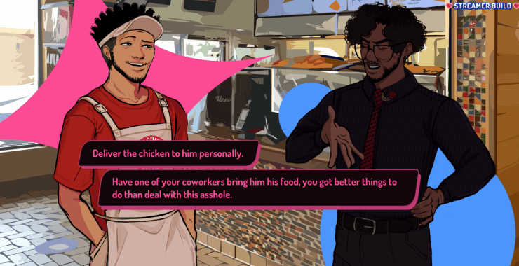 遊戲中角色們的深夜談心