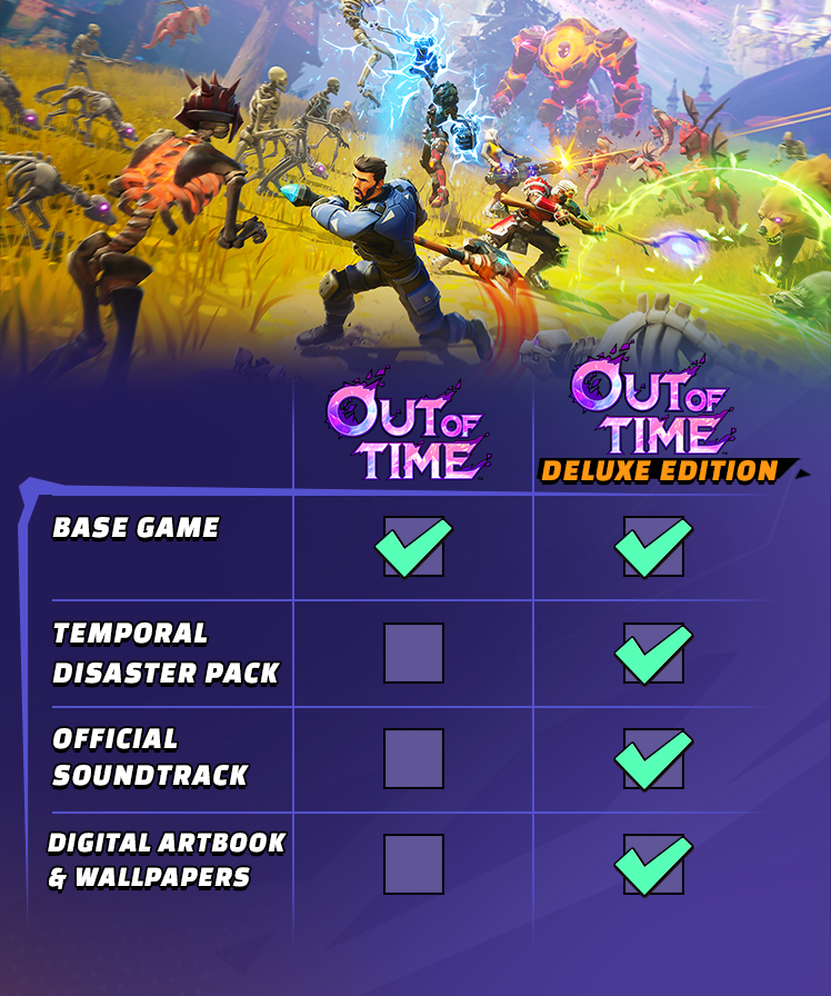 Out of Time 版本比較圖