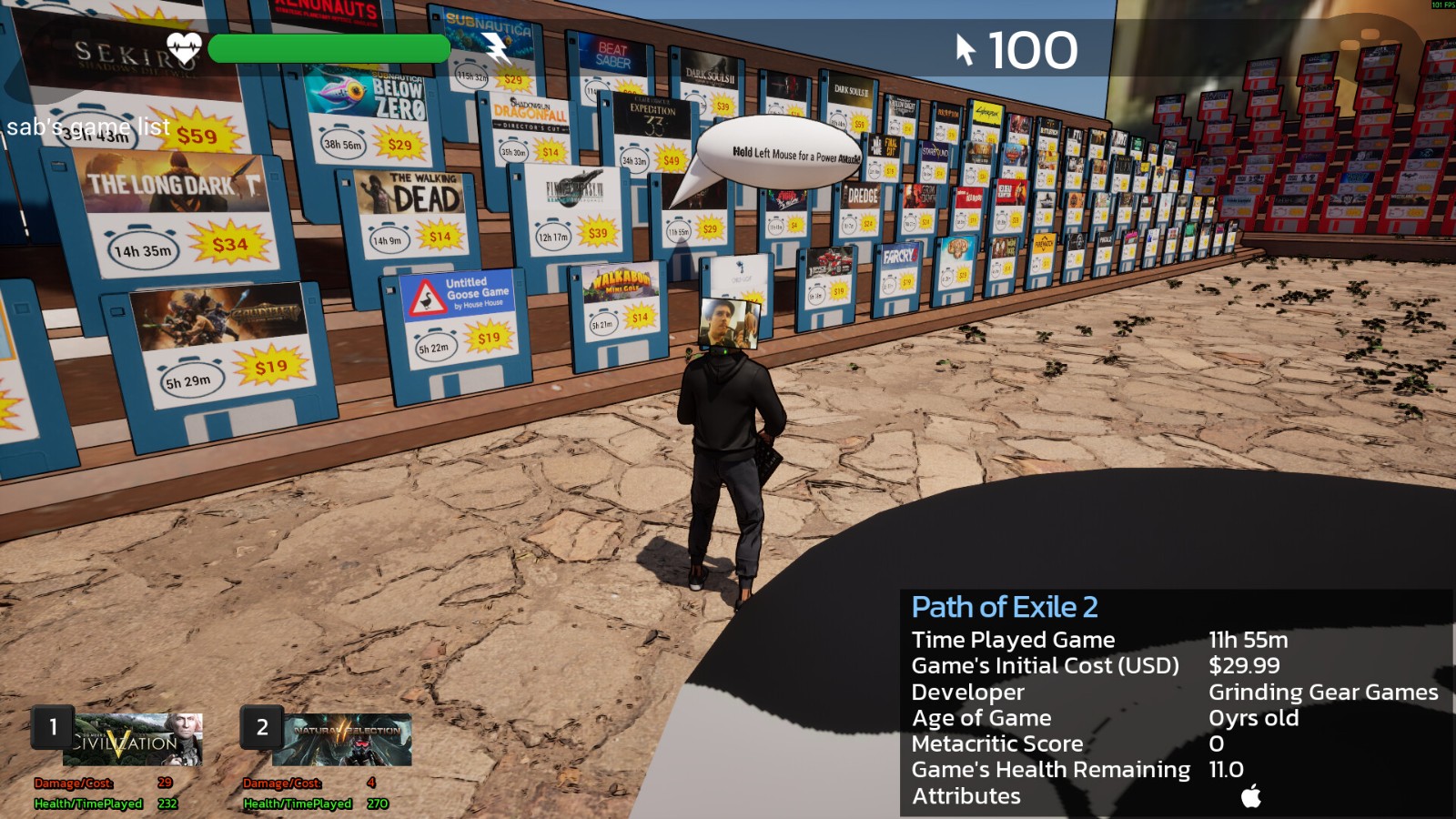 遊戲中顯示敵人對應的遊戲資訊