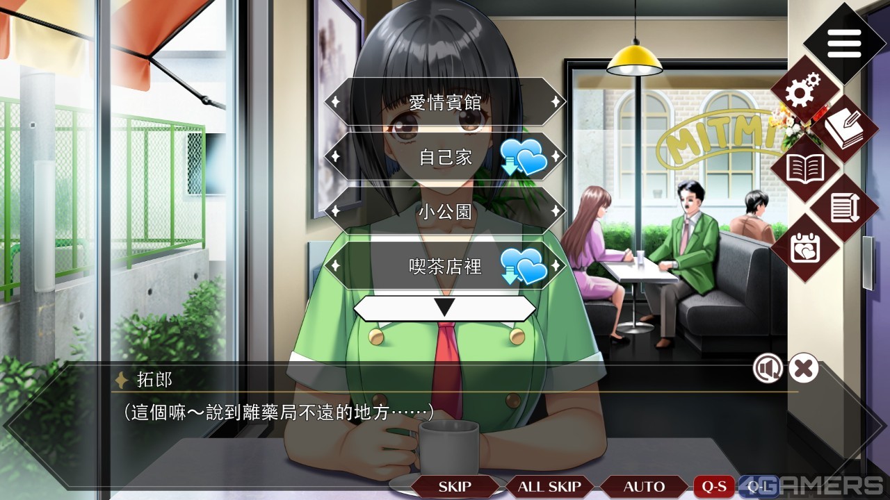 遊戲地圖與時間系統是本作的核心