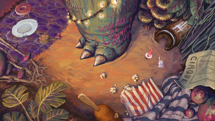 Poco 遊戲中精美的 2D 手繪背景