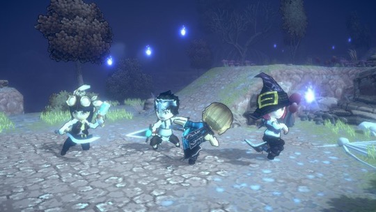 四位主角整裝待發