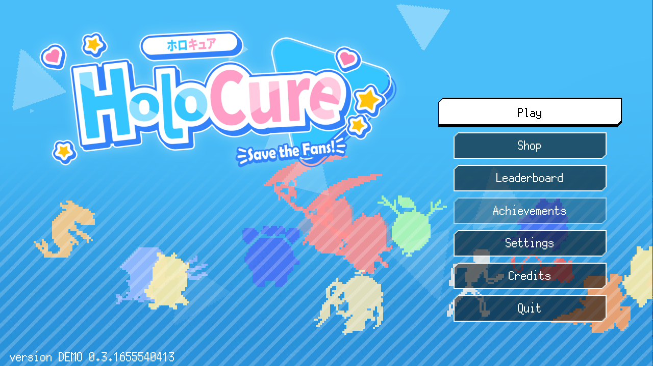 HoloCure 遊戲主視覺,多位 hololive 角色登場