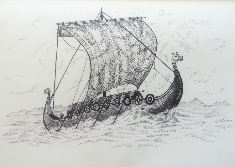 維京長船示意圖