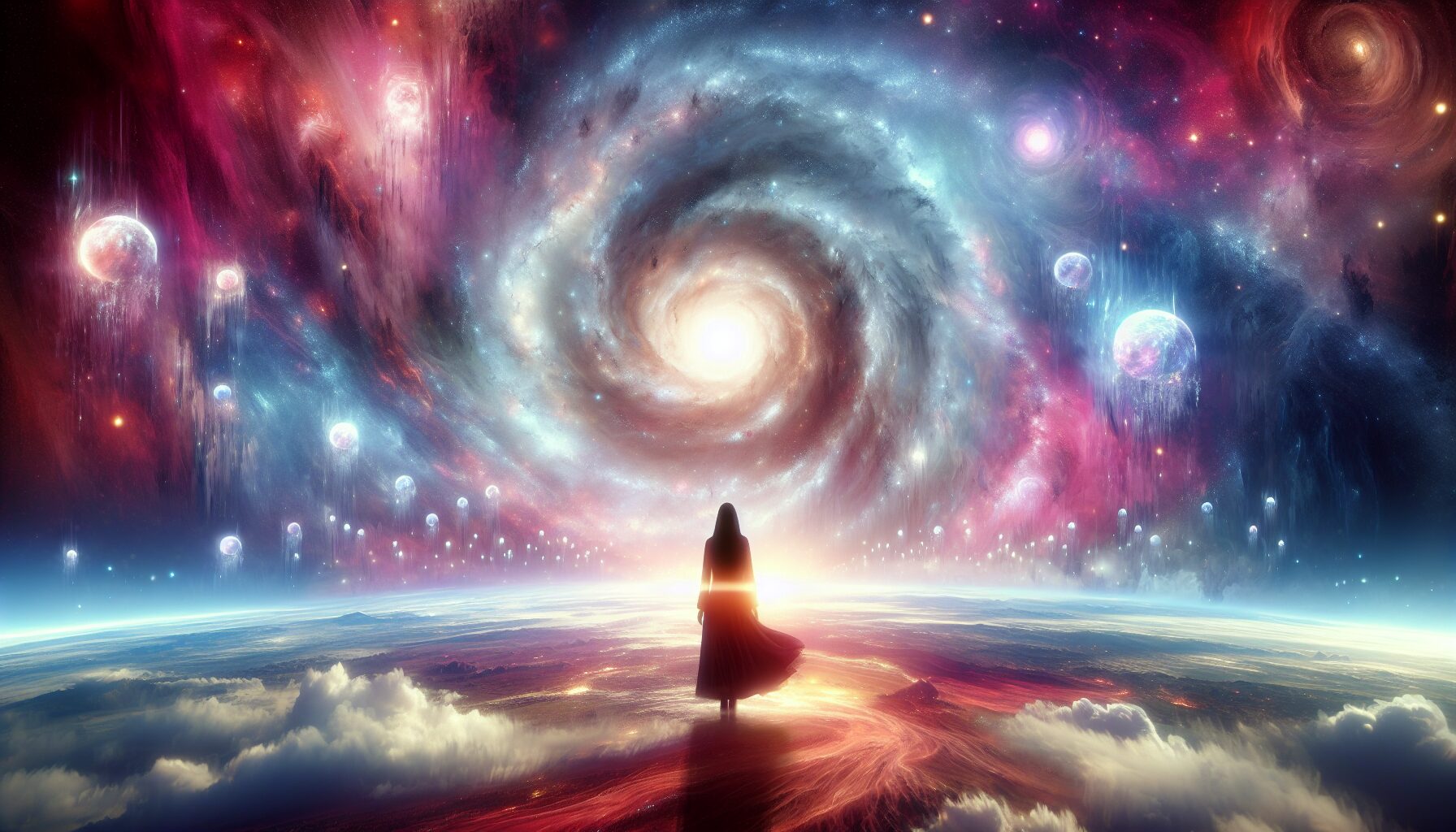 《盤龍》小說主視覺與其經典角色插畫