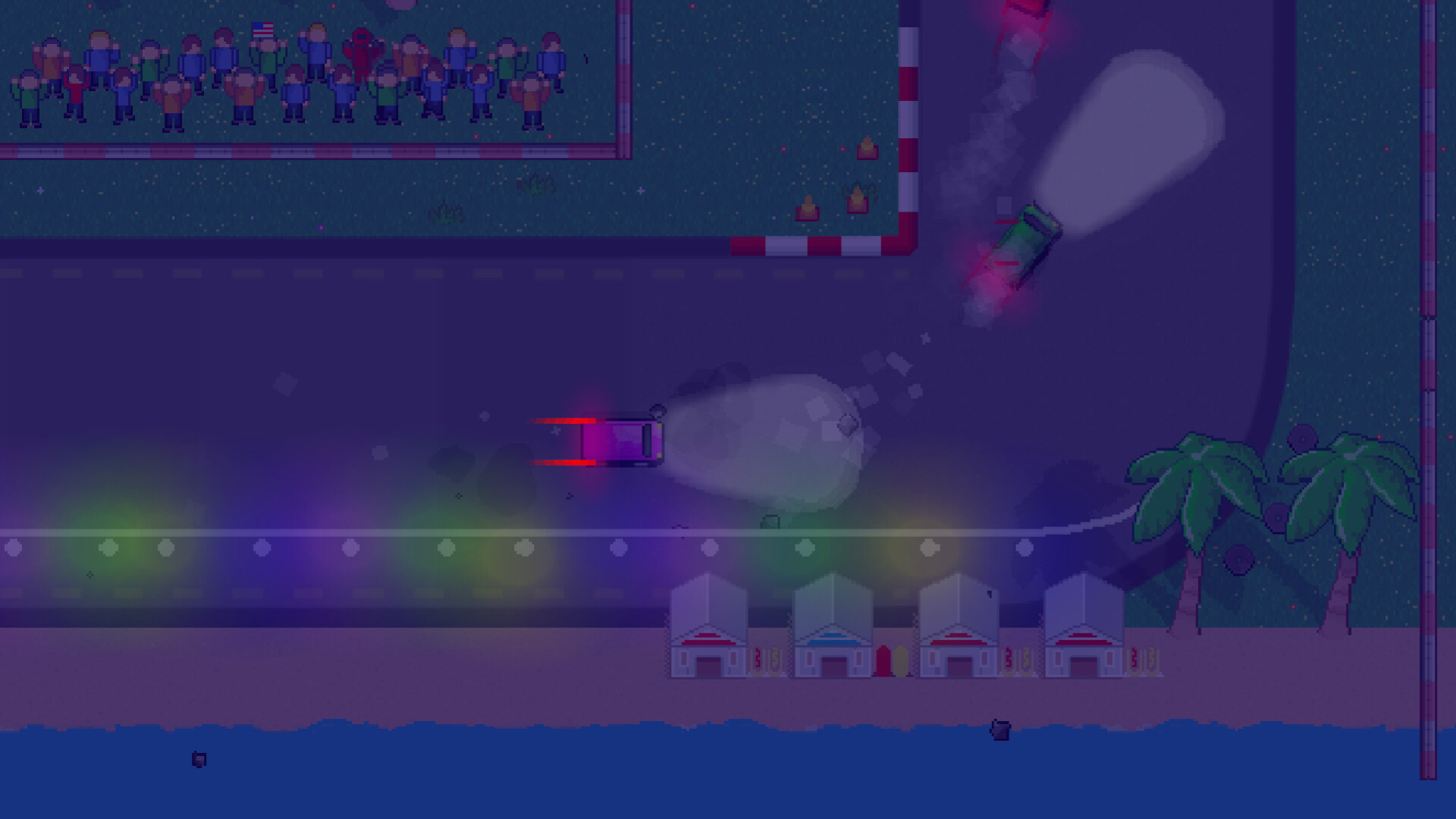 懷舊俯瞰街機賽車遊戲《超級動力賽車》Steam搶先體驗！像素風、三大模式與可破壞賽道一次滿足賽車遊戲愛好者