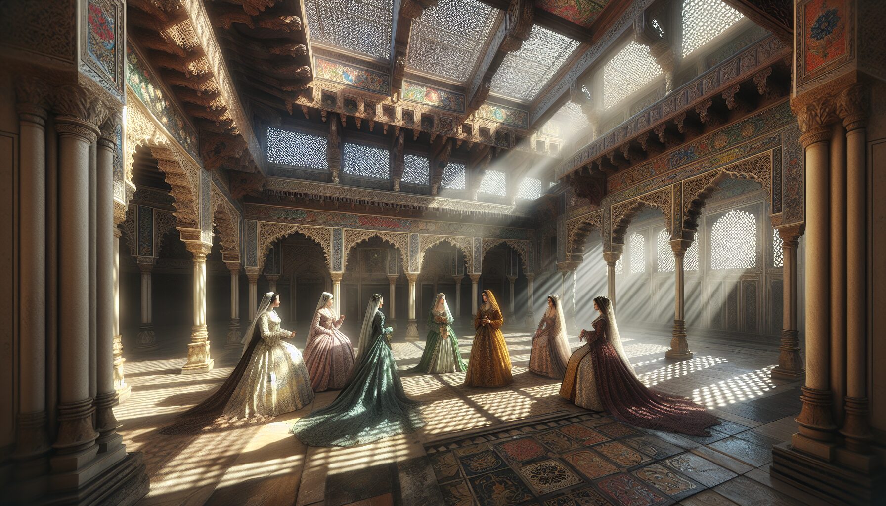 宮廷深宅女子權謀場景