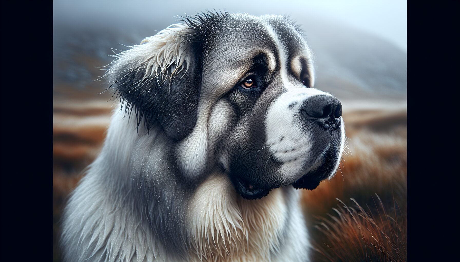 藏獒威風凜凜地守護著青藏高原的牛羊，展現牠忠心耿耿的一面