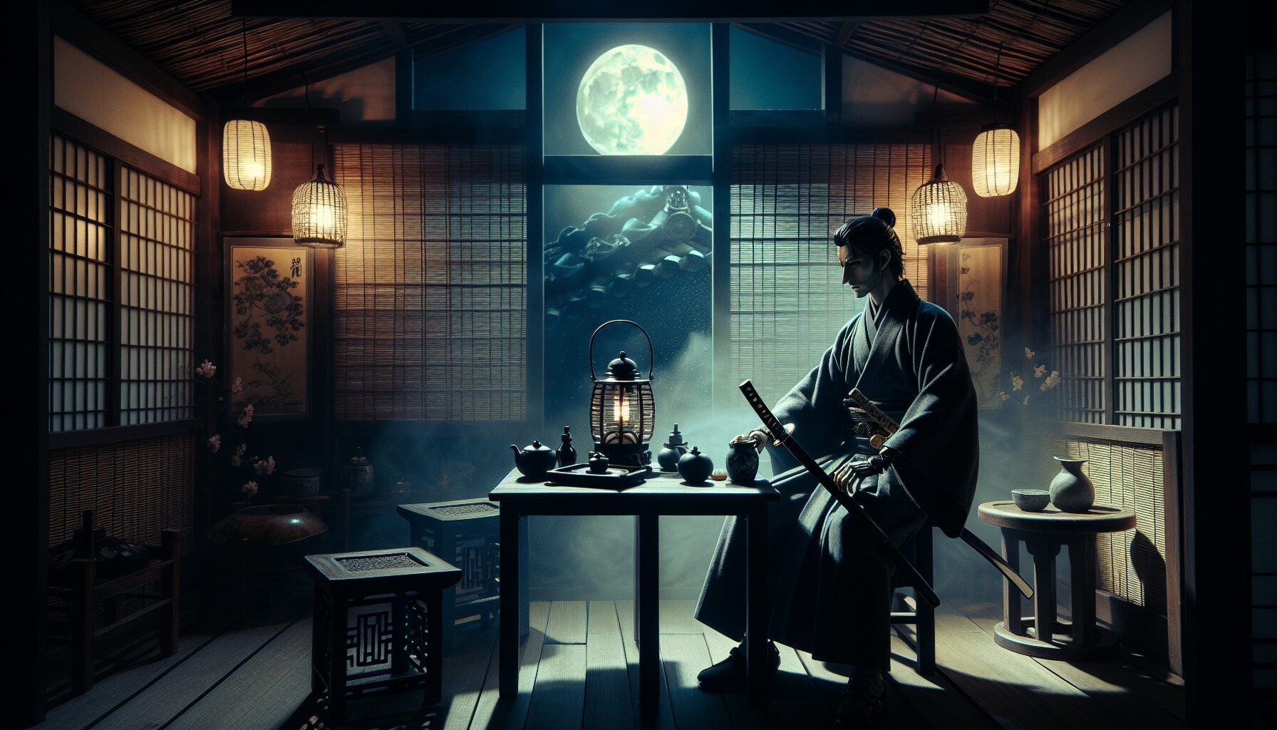 古龍筆下俠客剪影設計圖