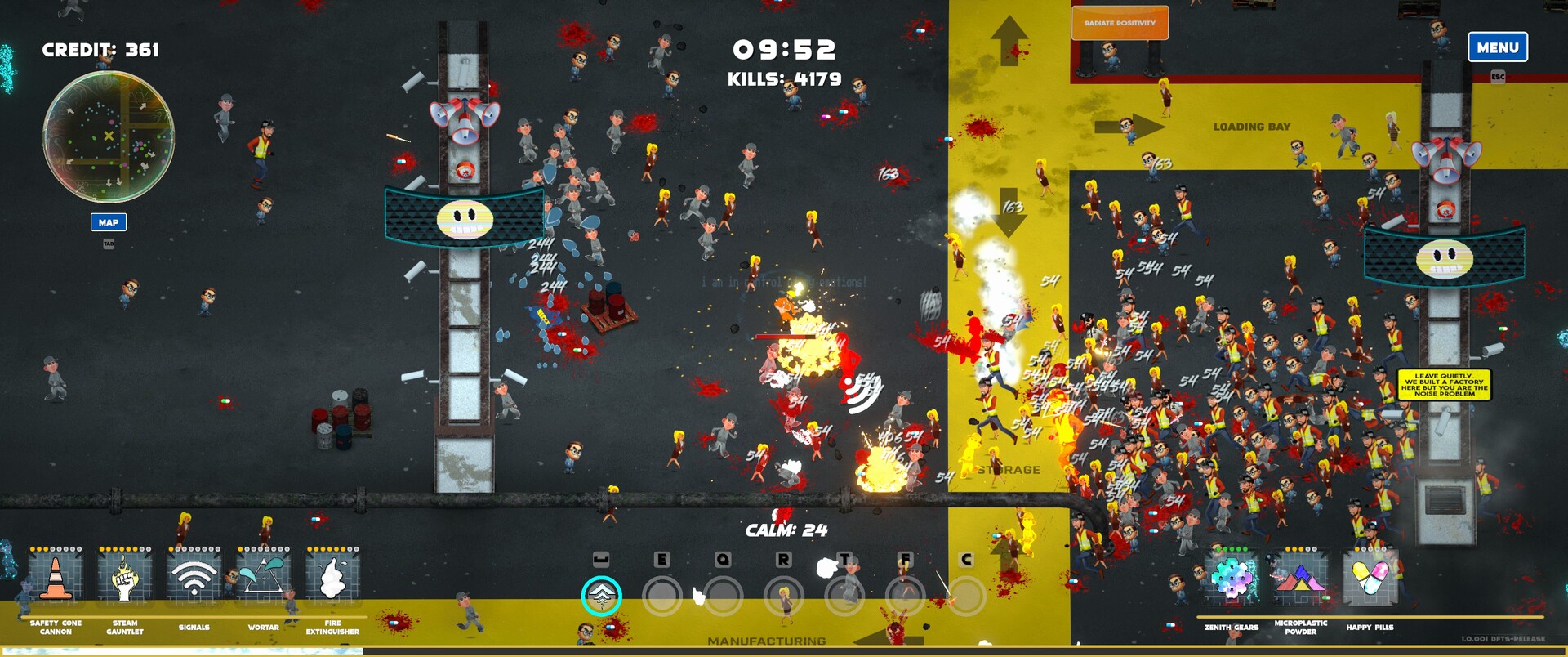 Roguelike彈幕天堂新衝擊！《別忘了微笑》用黑色幽默顛覆打工人日常—壓力爆棚也能超紓壓的新世代生存射擊遊戲