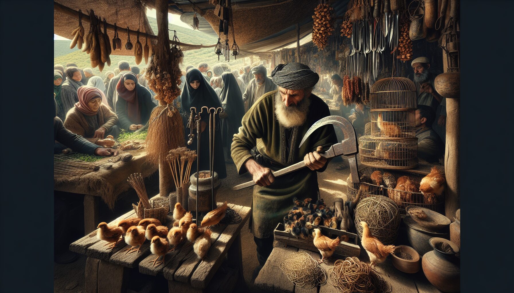 善化牛墟傳統農具攤位