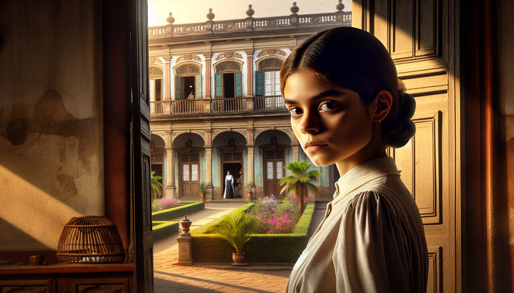 沈嘉蘭落難為丫鬟，逆境中堅韌成長