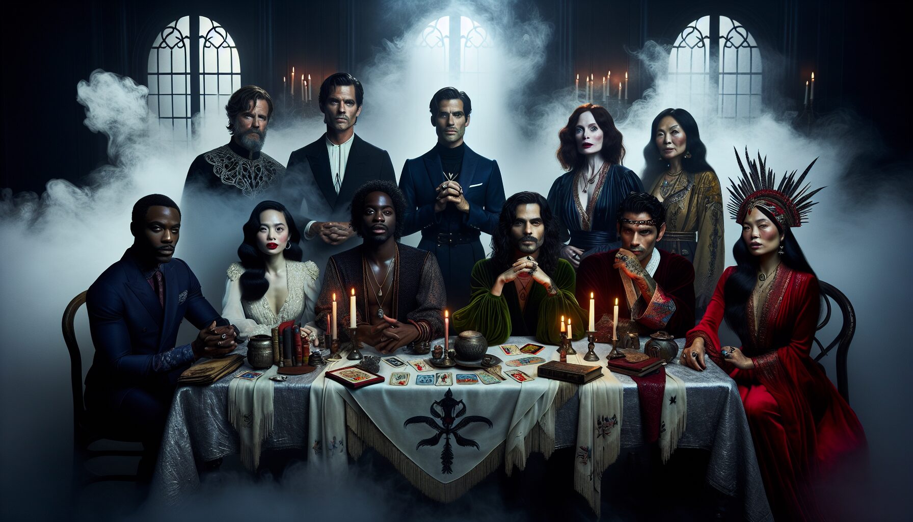 詭秘之主塔羅會群像同人插圖